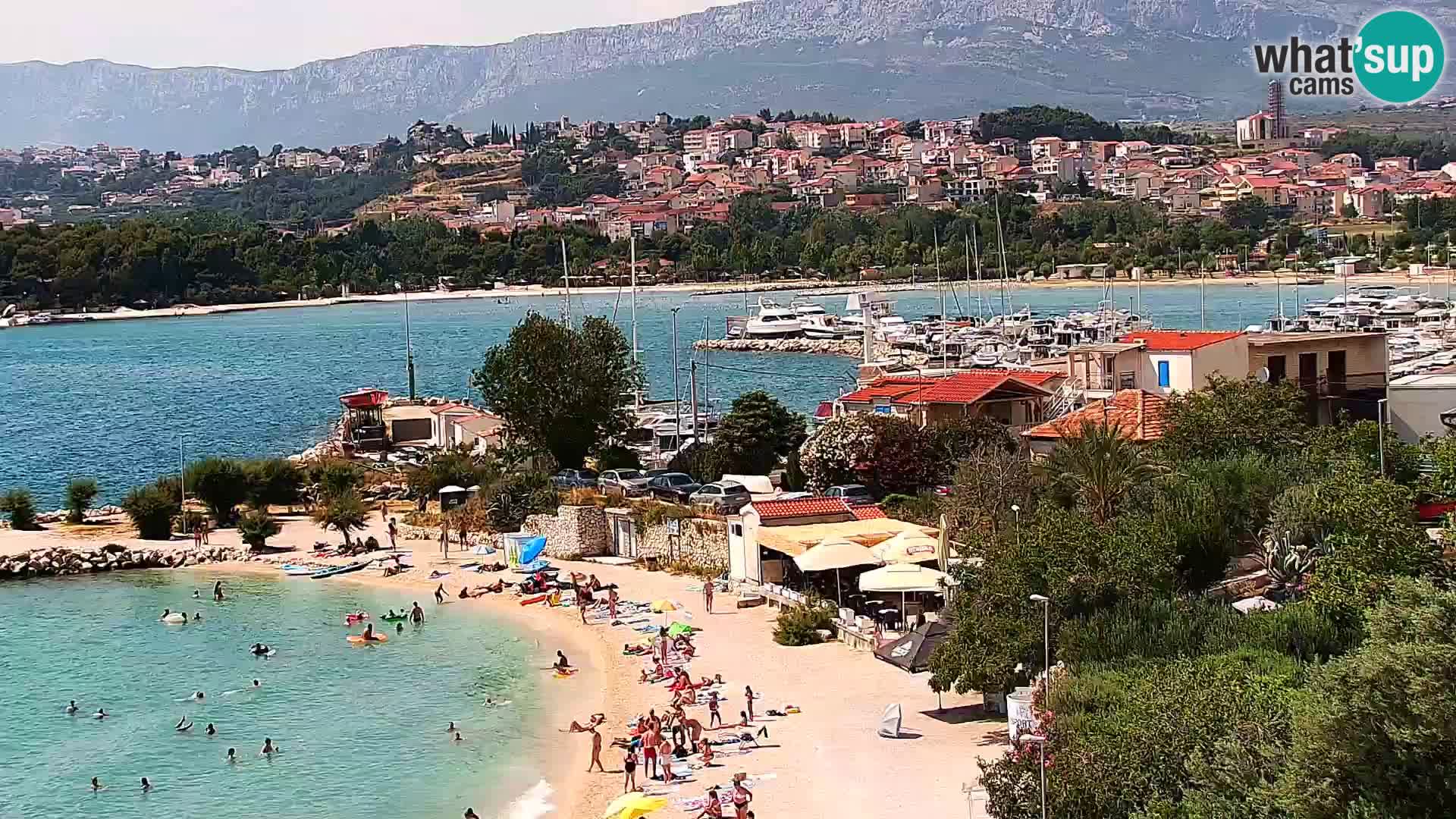 Webcam Playa de Podstrana – Vista en directo desde Hotel Split