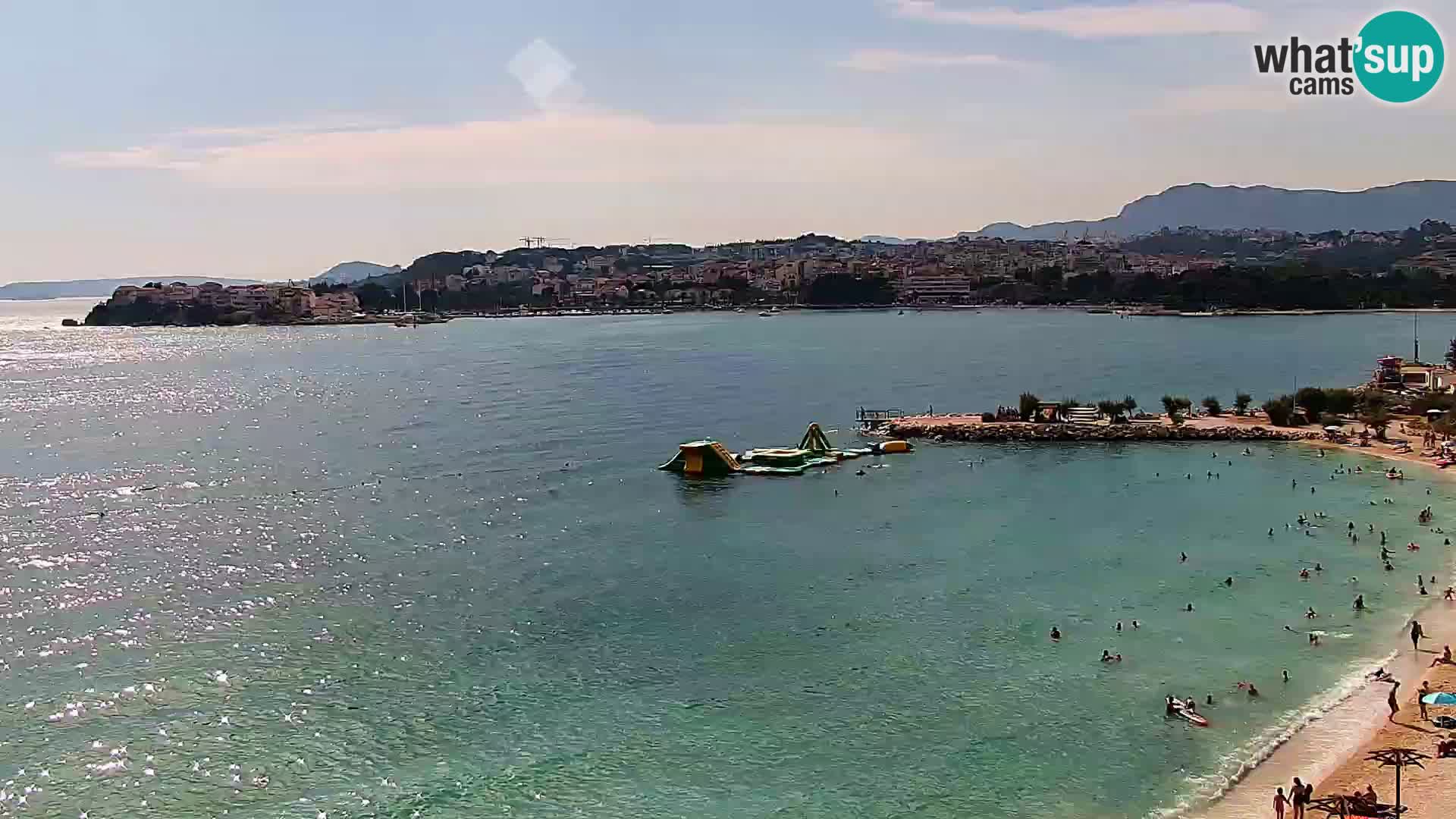 Spletna kamera Plaža Podstrana – Pogled v živo