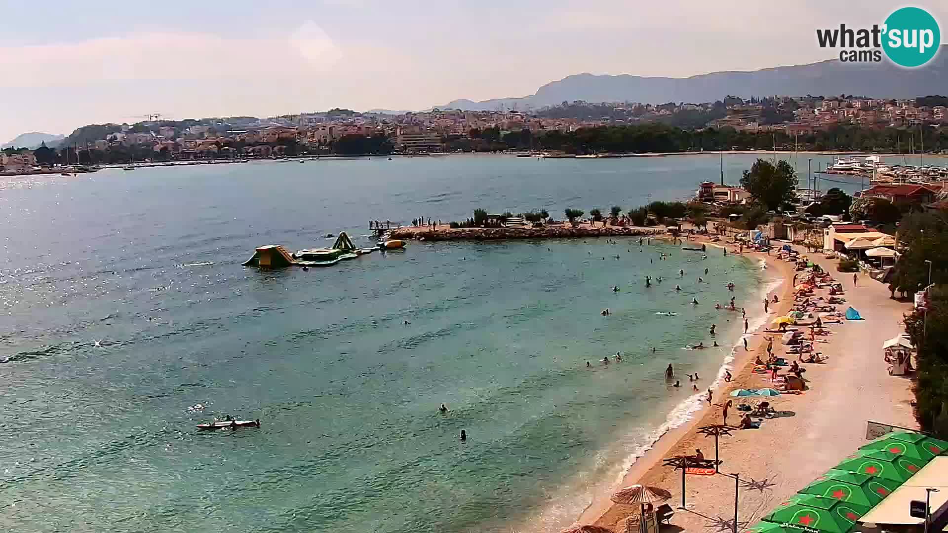 Webcam plage de Podstrana – Vue en direct depuis Hotel Split
