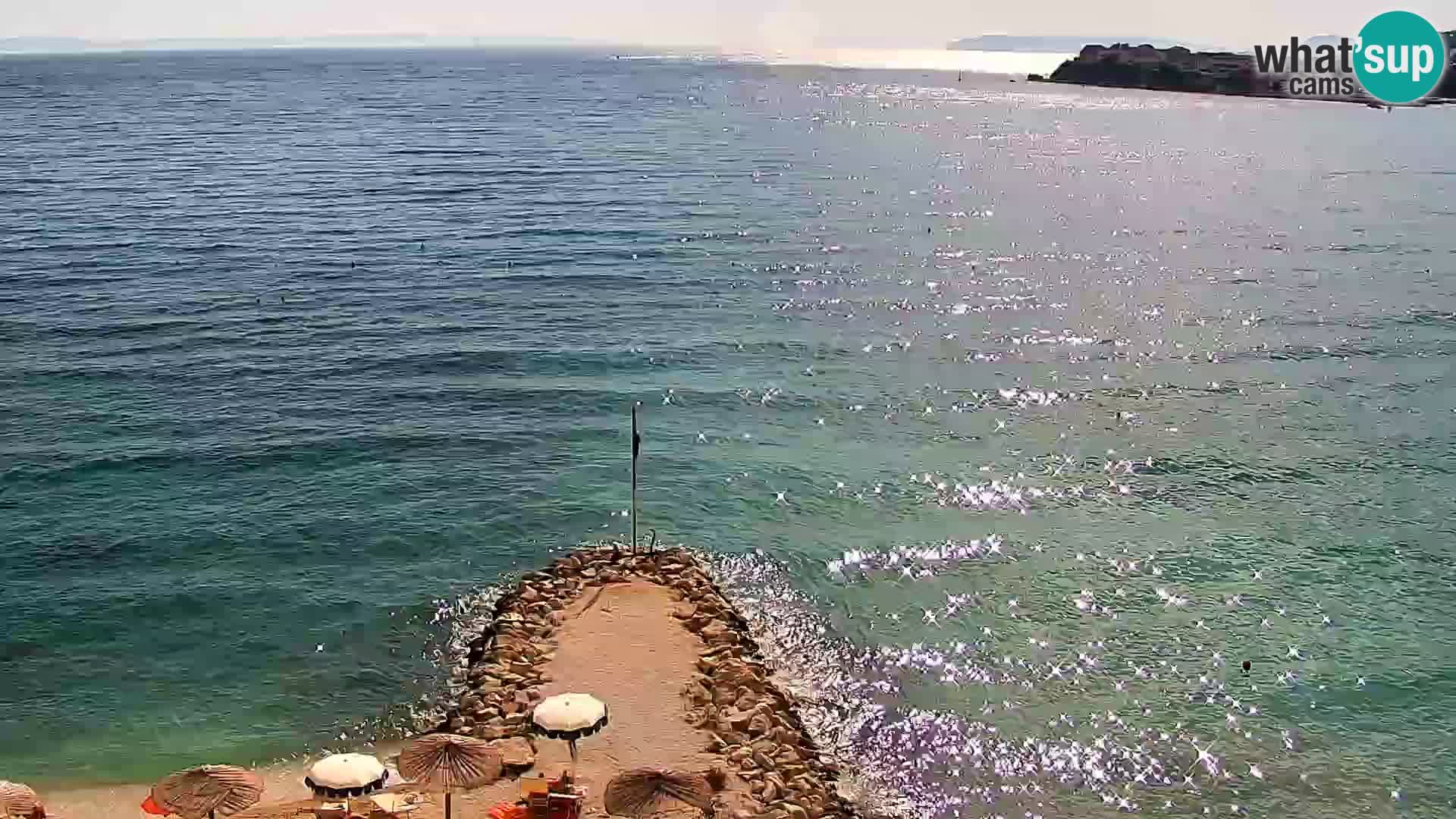 Webcam plage de Podstrana – Vue en direct depuis Hotel Split