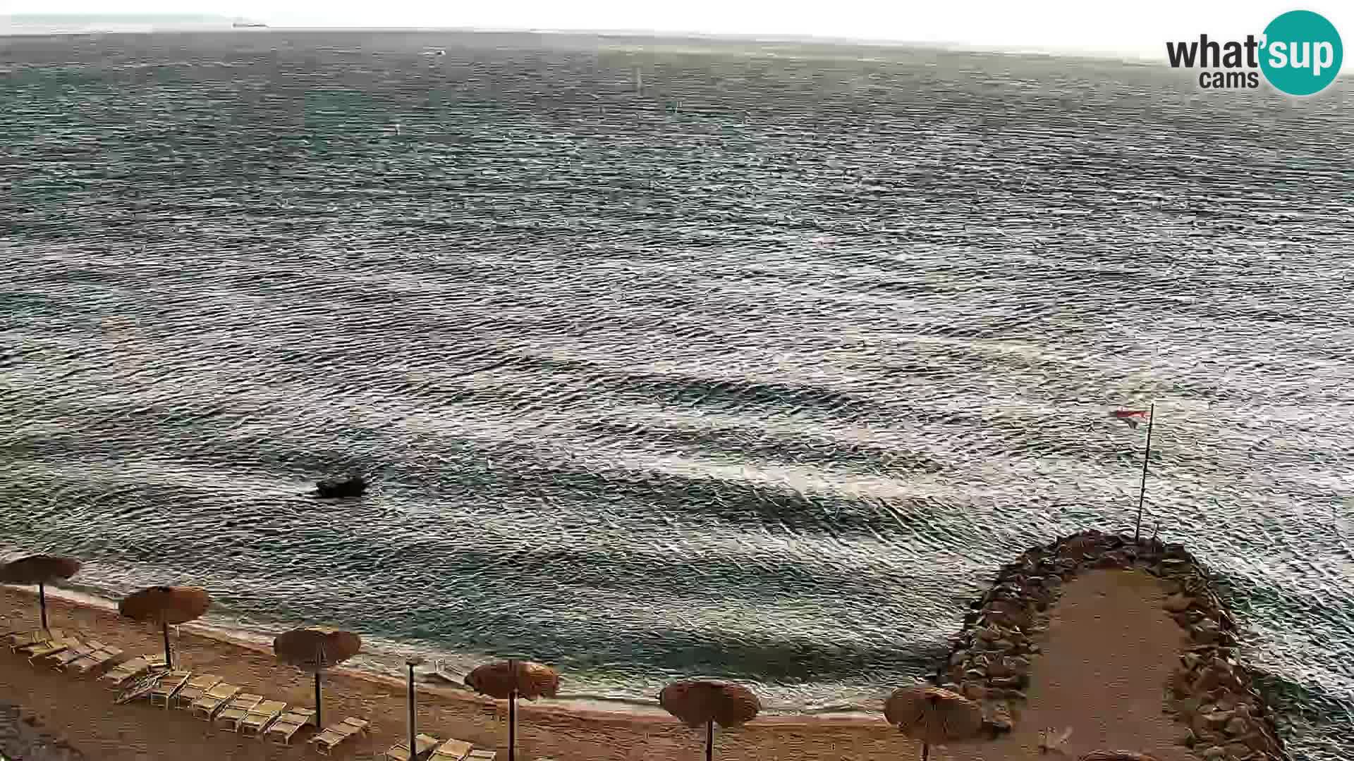 Spletna kamera Plaža Podstrana – Pogled v živo