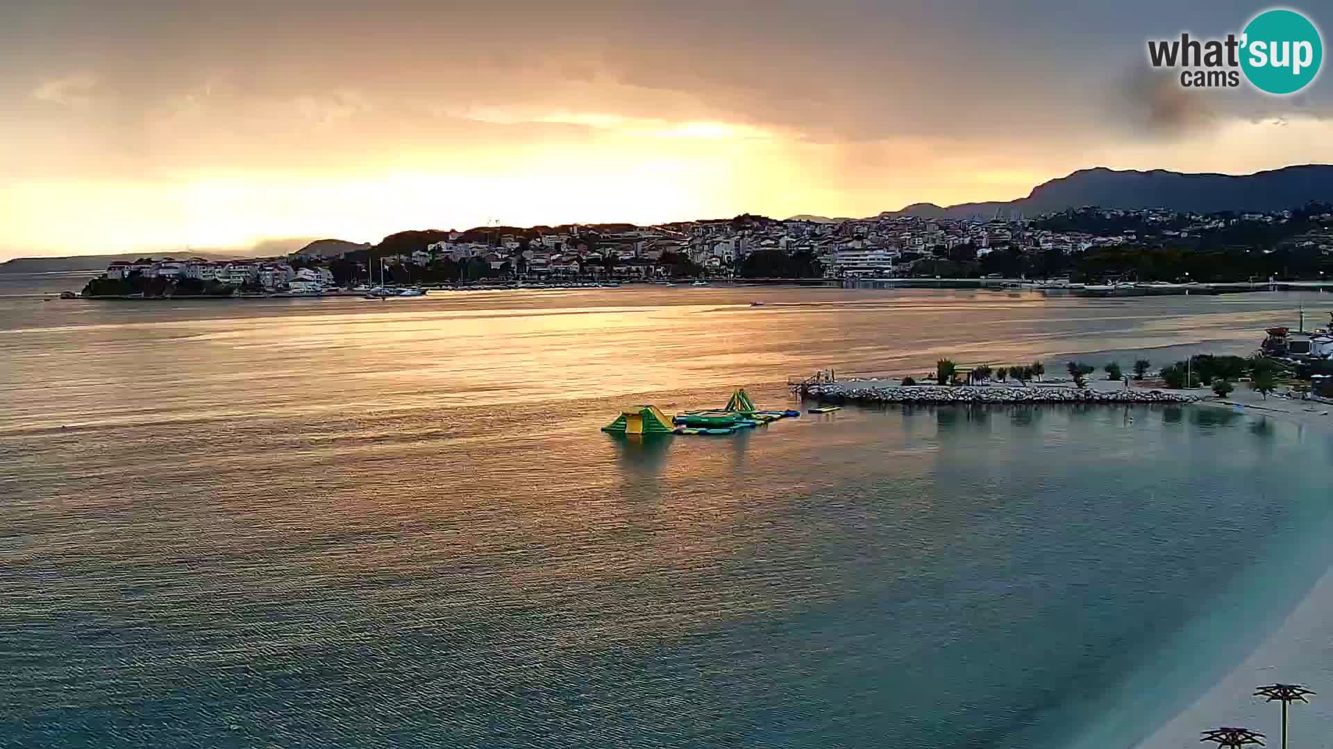 Web kamera Plaža Podstrana – Pogled uživo