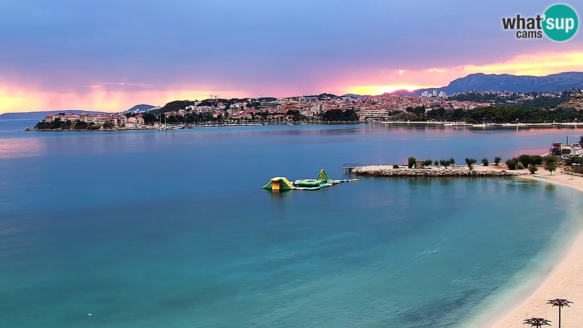 Spletna kamera Plaža Podstrana – Pogled v živo