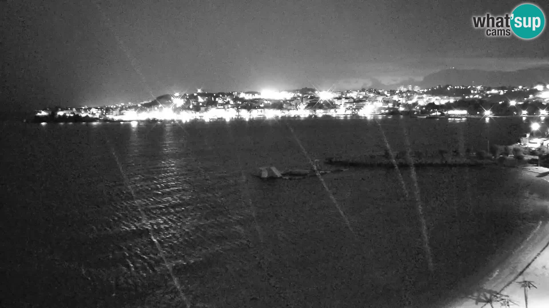 Webcam Playa de Podstrana – Vista en directo desde Hotel Split