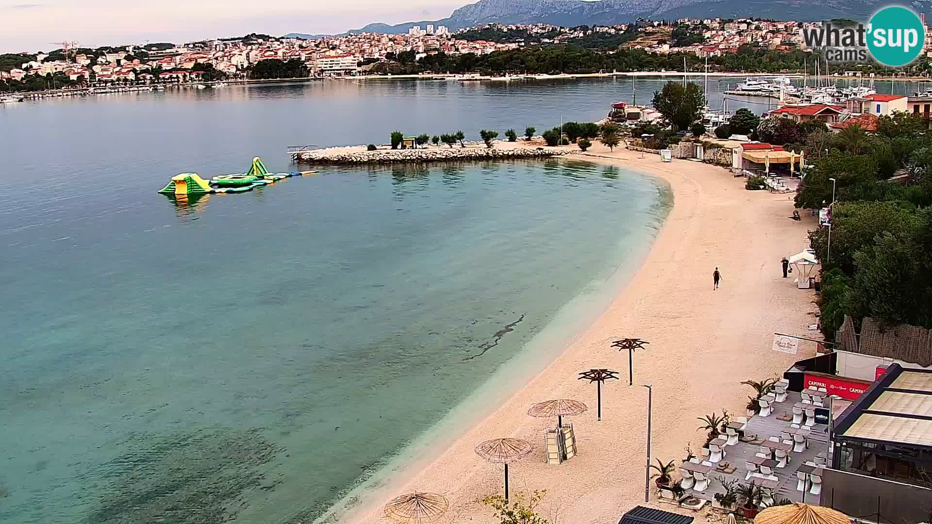 Web kamera Plaža Podstrana – Pogled uživo