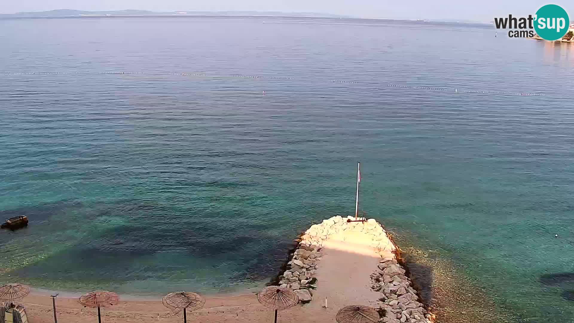 Podstrana Beach Webcam – Live View from Hotel Split