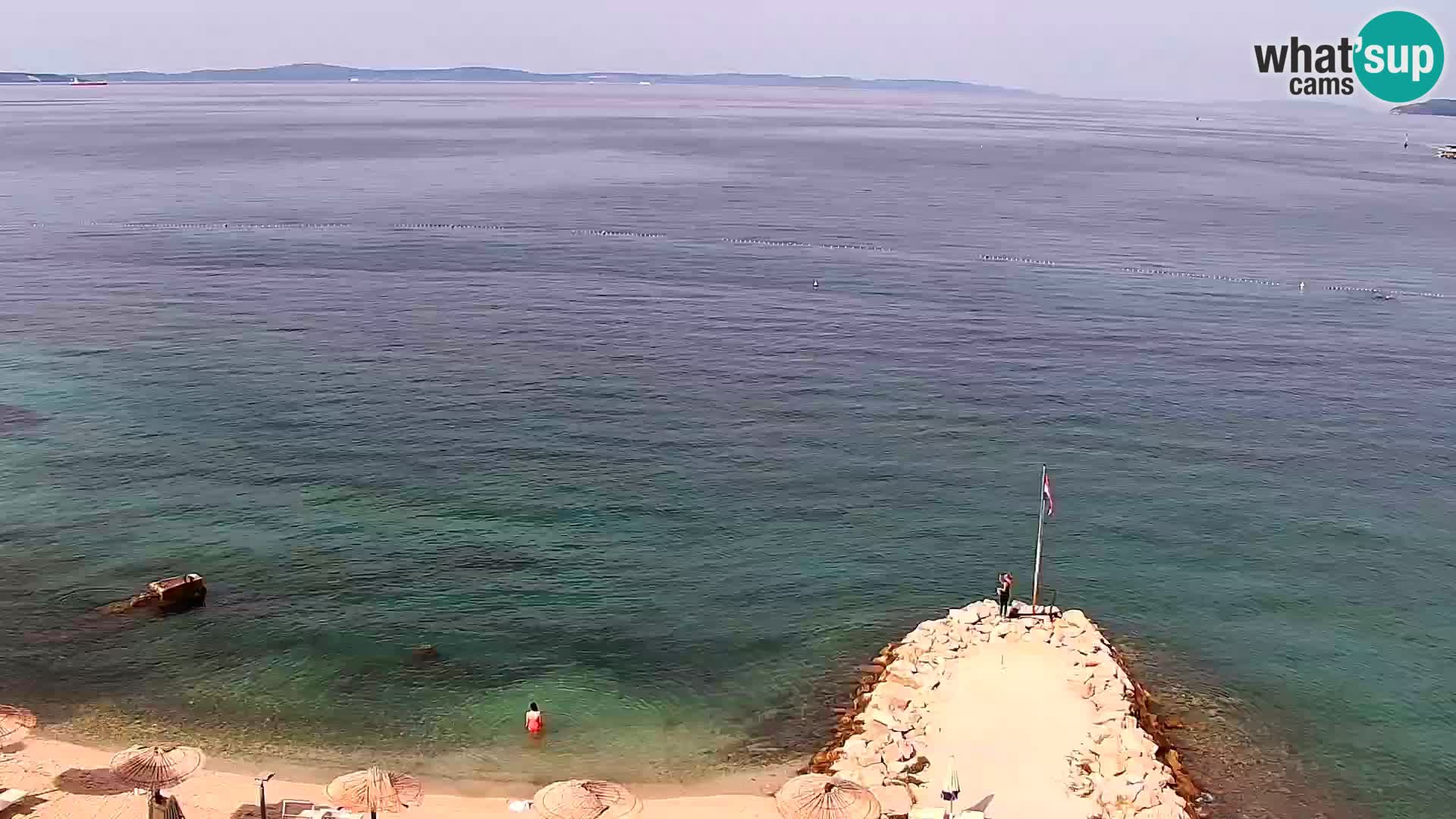Podstrana Beach Webcam – Live View from Hotel Split