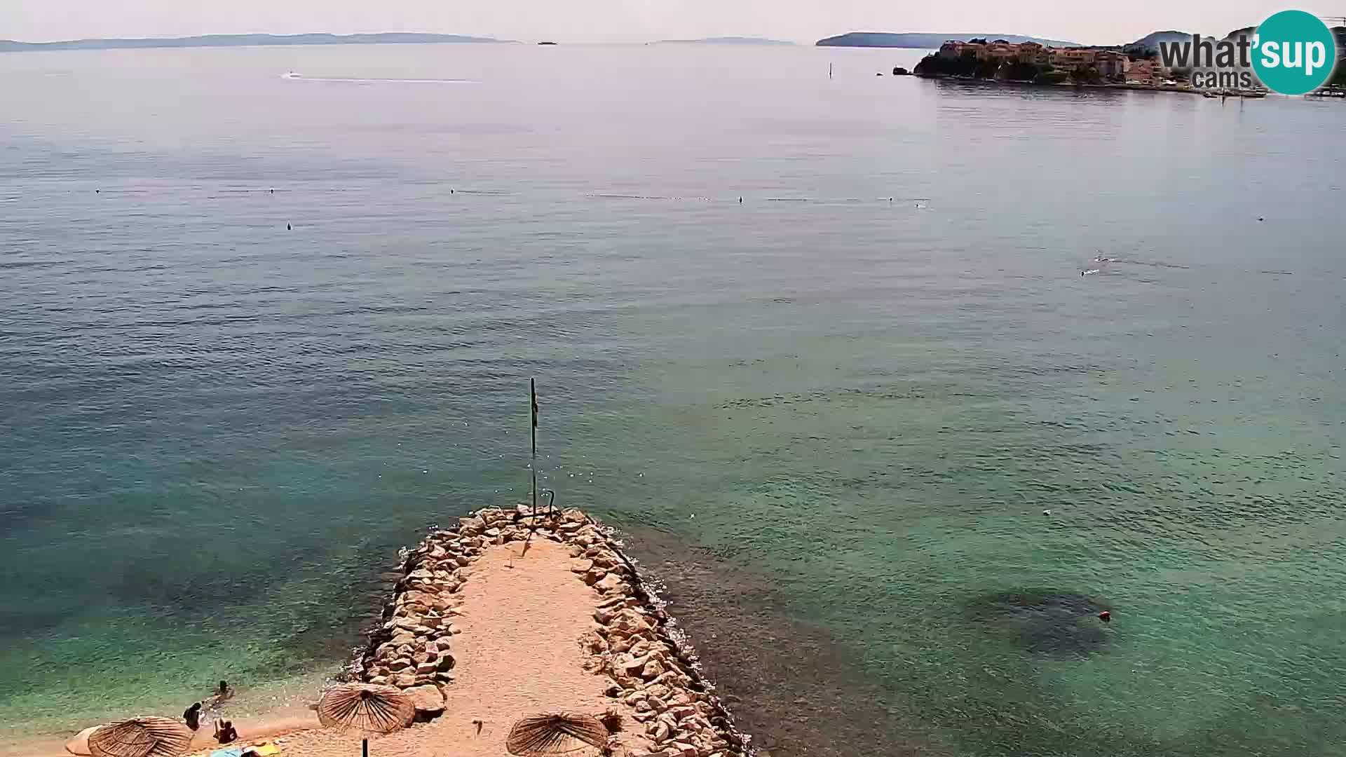 Spletna kamera Plaža Podstrana – Pogled v živo