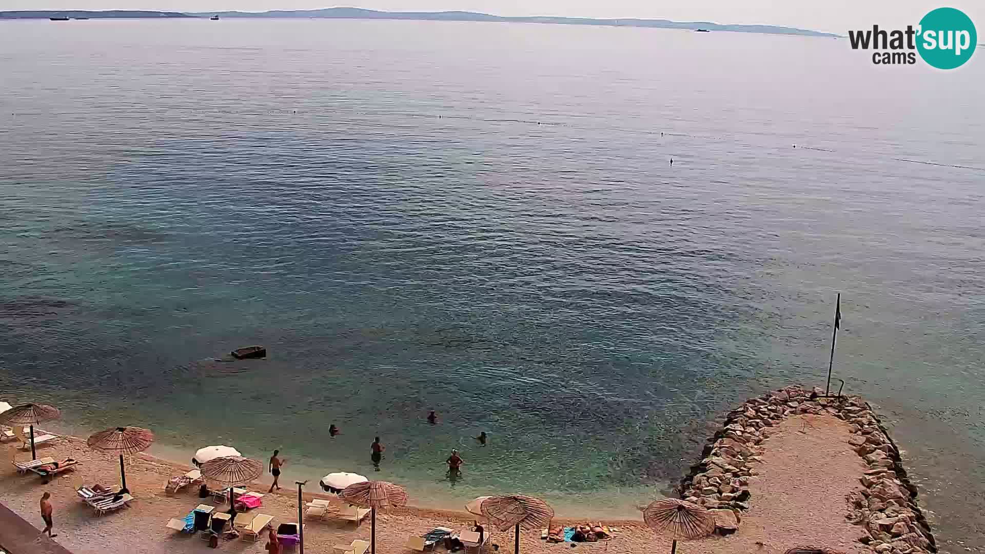 Webcam Playa de Podstrana – Vista en directo desde Hotel Split