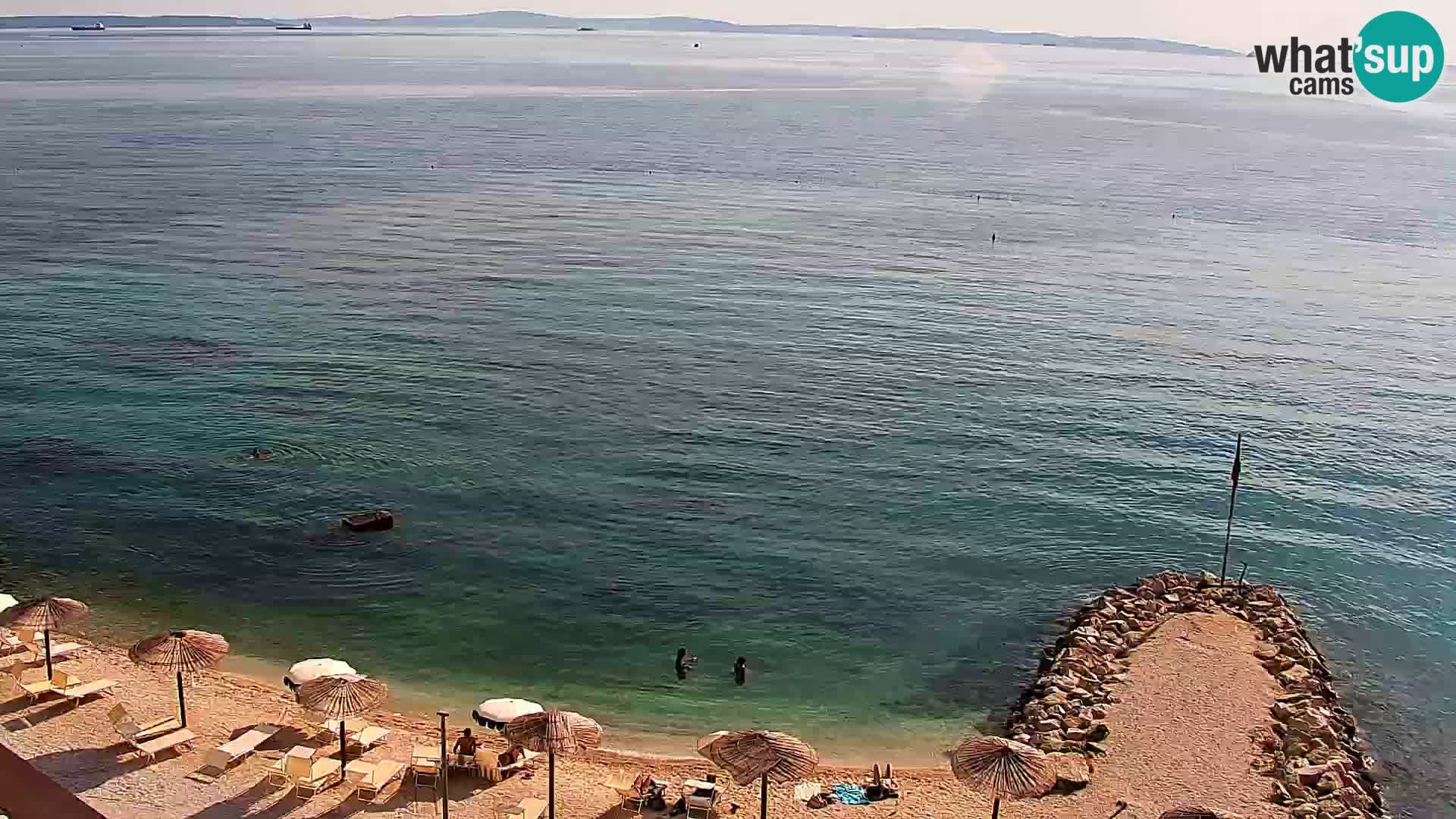 Spletna kamera Plaža Podstrana – Pogled v živo
