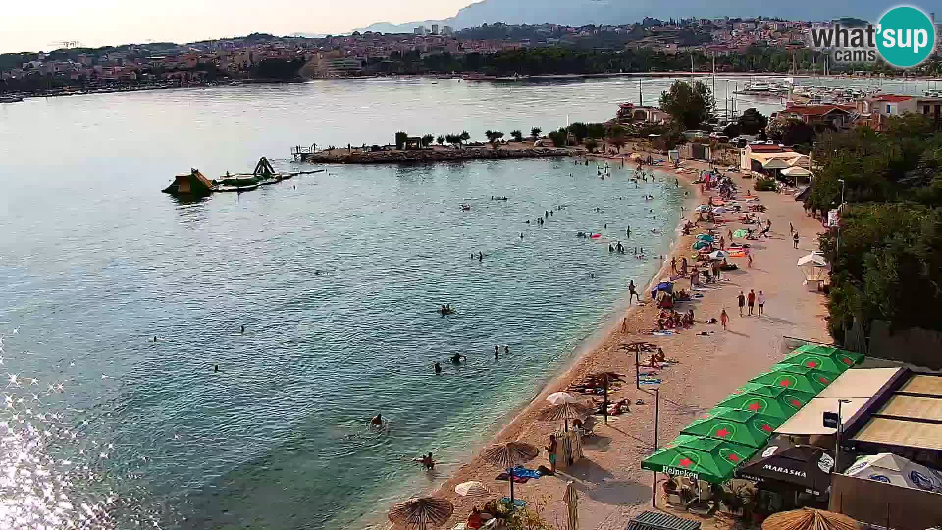 Webcam plage de Podstrana – Vue en direct depuis Hotel Split