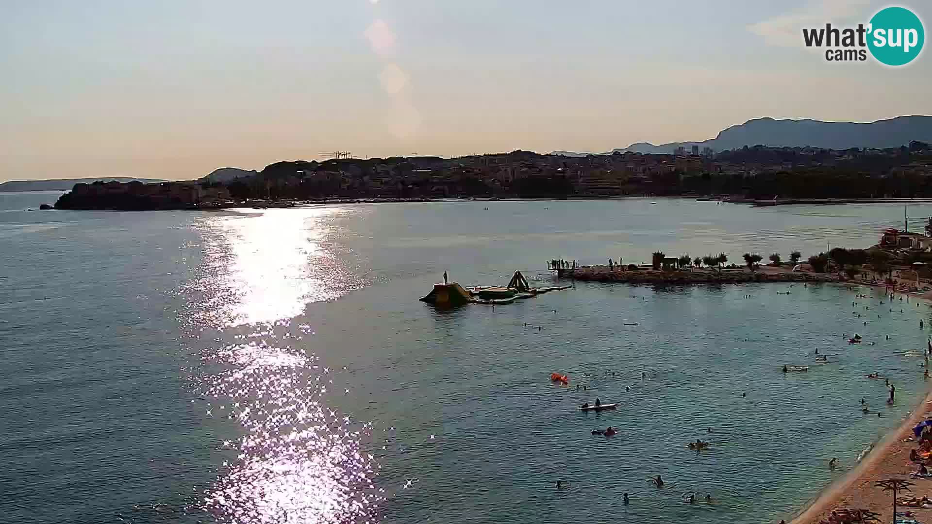 Webcam plage de Podstrana – Vue en direct depuis Hotel Split