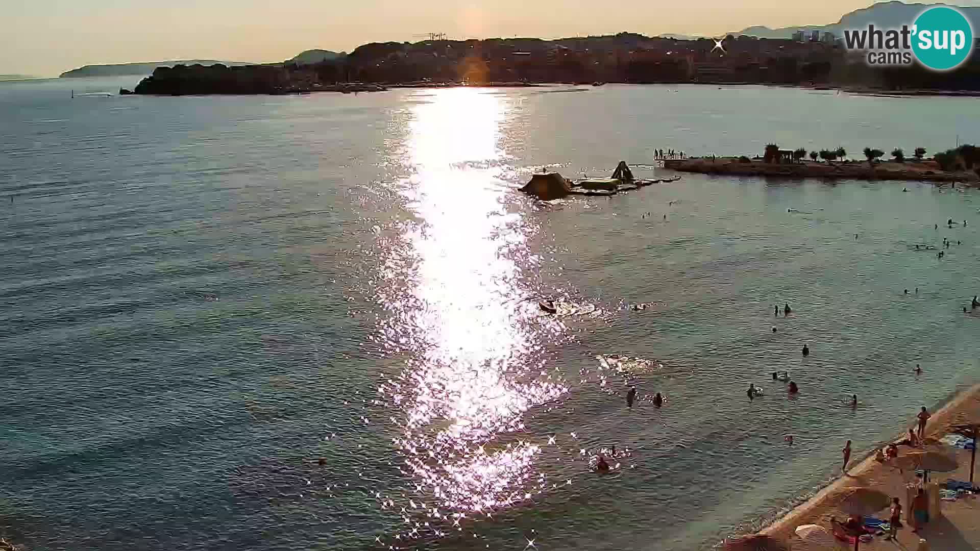 Spletna kamera Plaža Podstrana – Pogled v živo