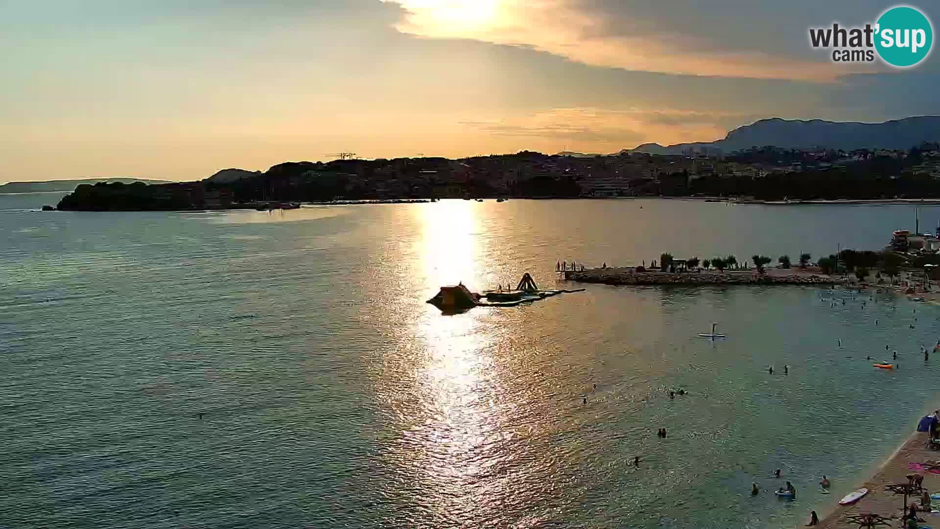 Webcam plage de Podstrana – Vue en direct depuis Hotel Split
