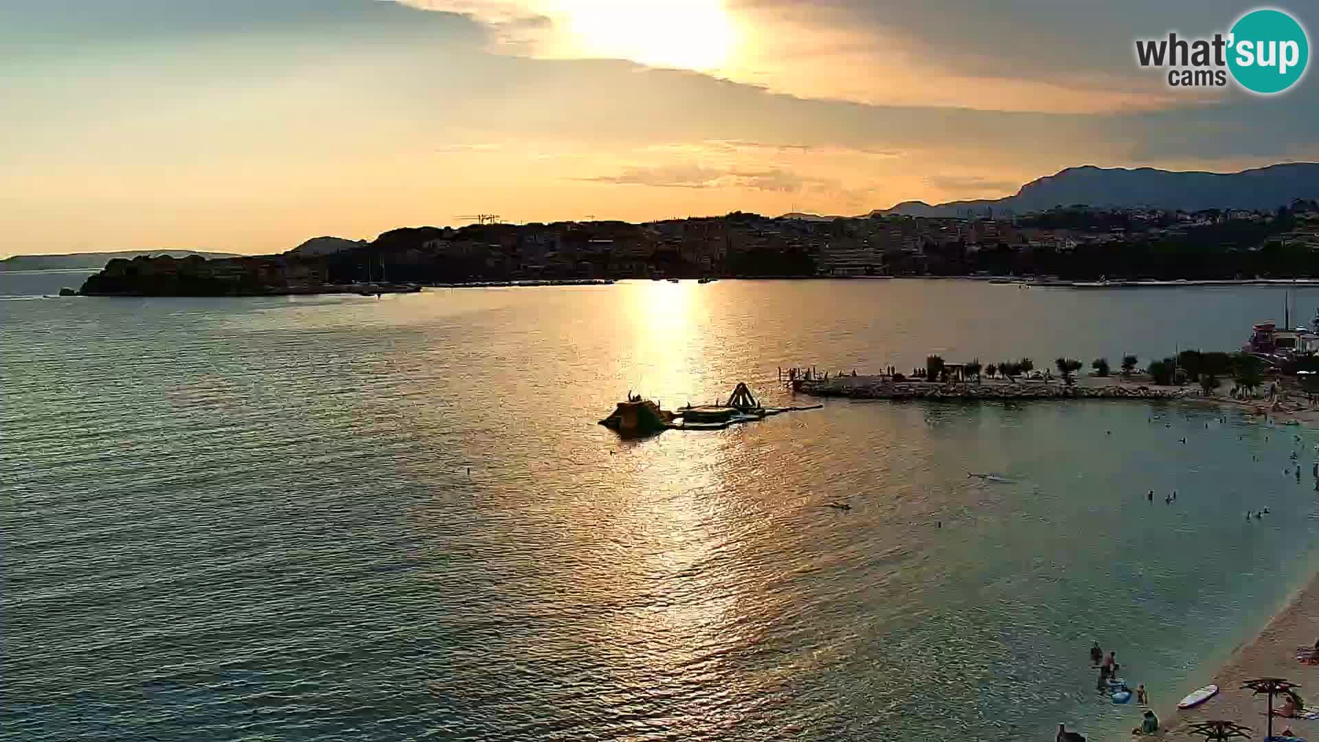 Webcam plage de Podstrana – Vue en direct depuis Hotel Split