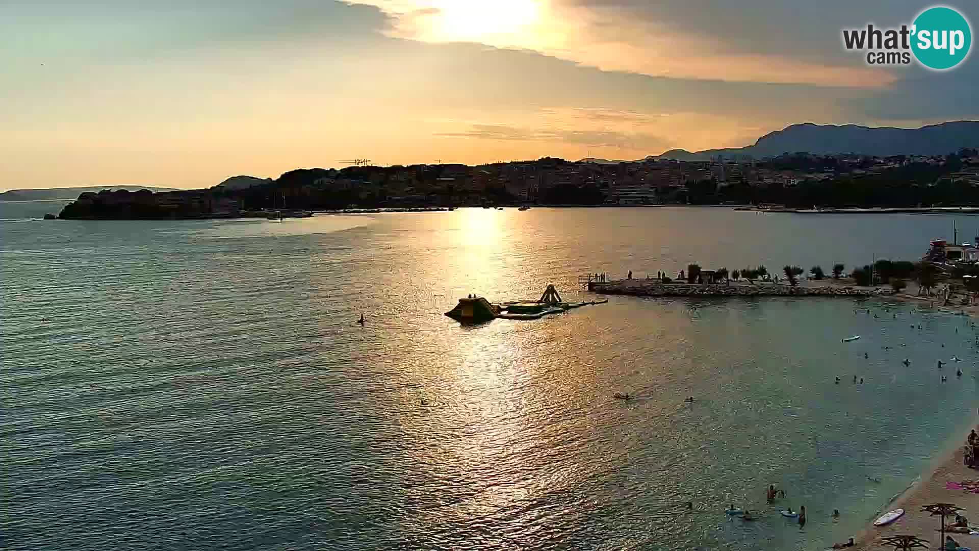 Webcam plage de Podstrana – Vue en direct depuis Hotel Split