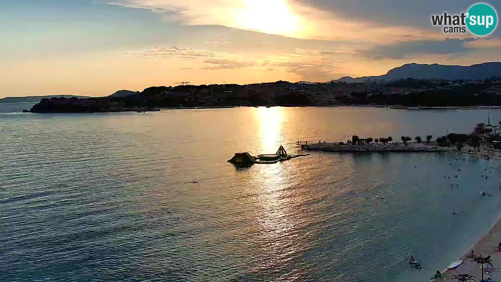 Web kamera Plaža Podstrana – Pogled uživo