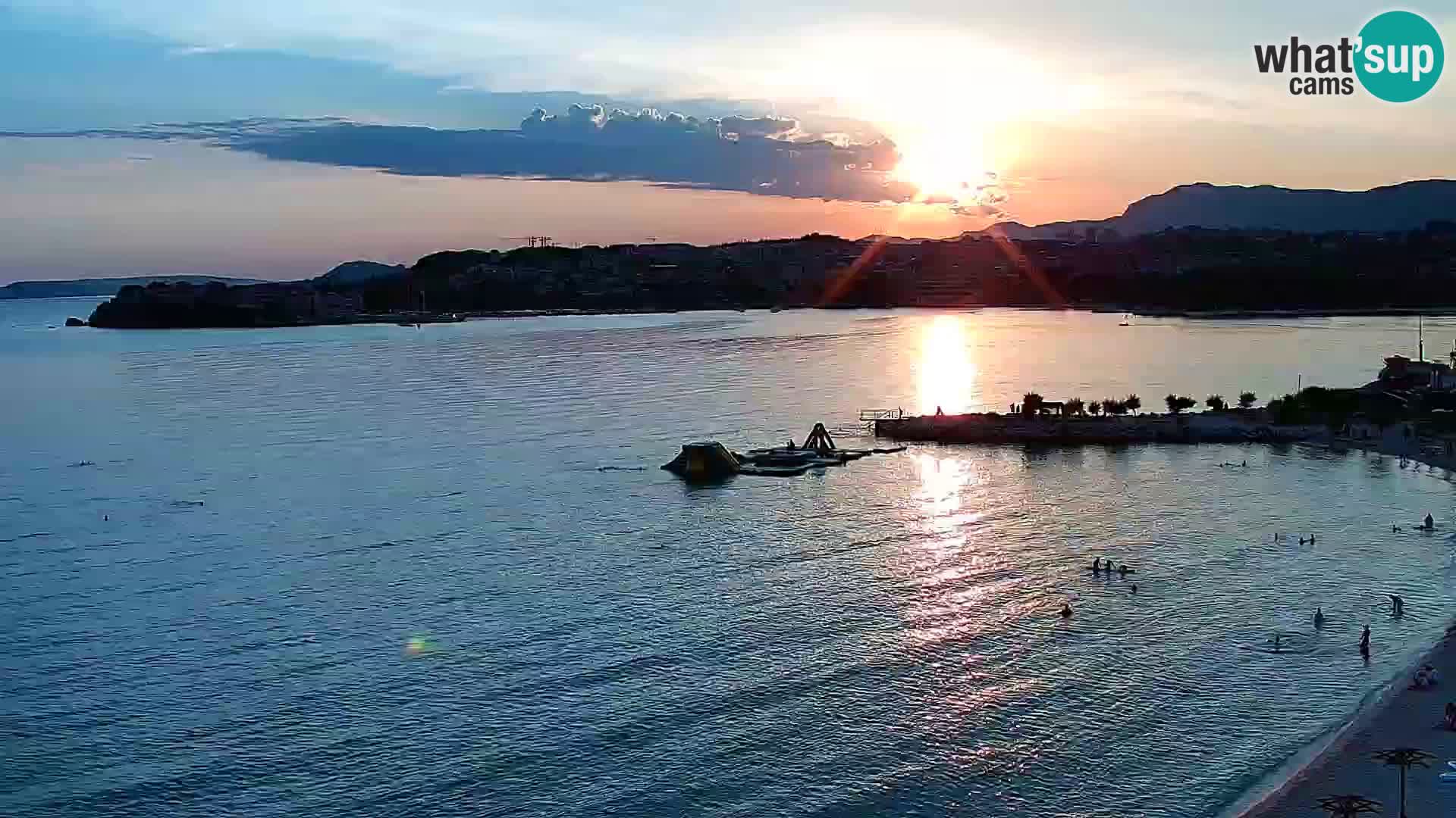 Webcam plage de Podstrana – Vue en direct depuis Hotel Split