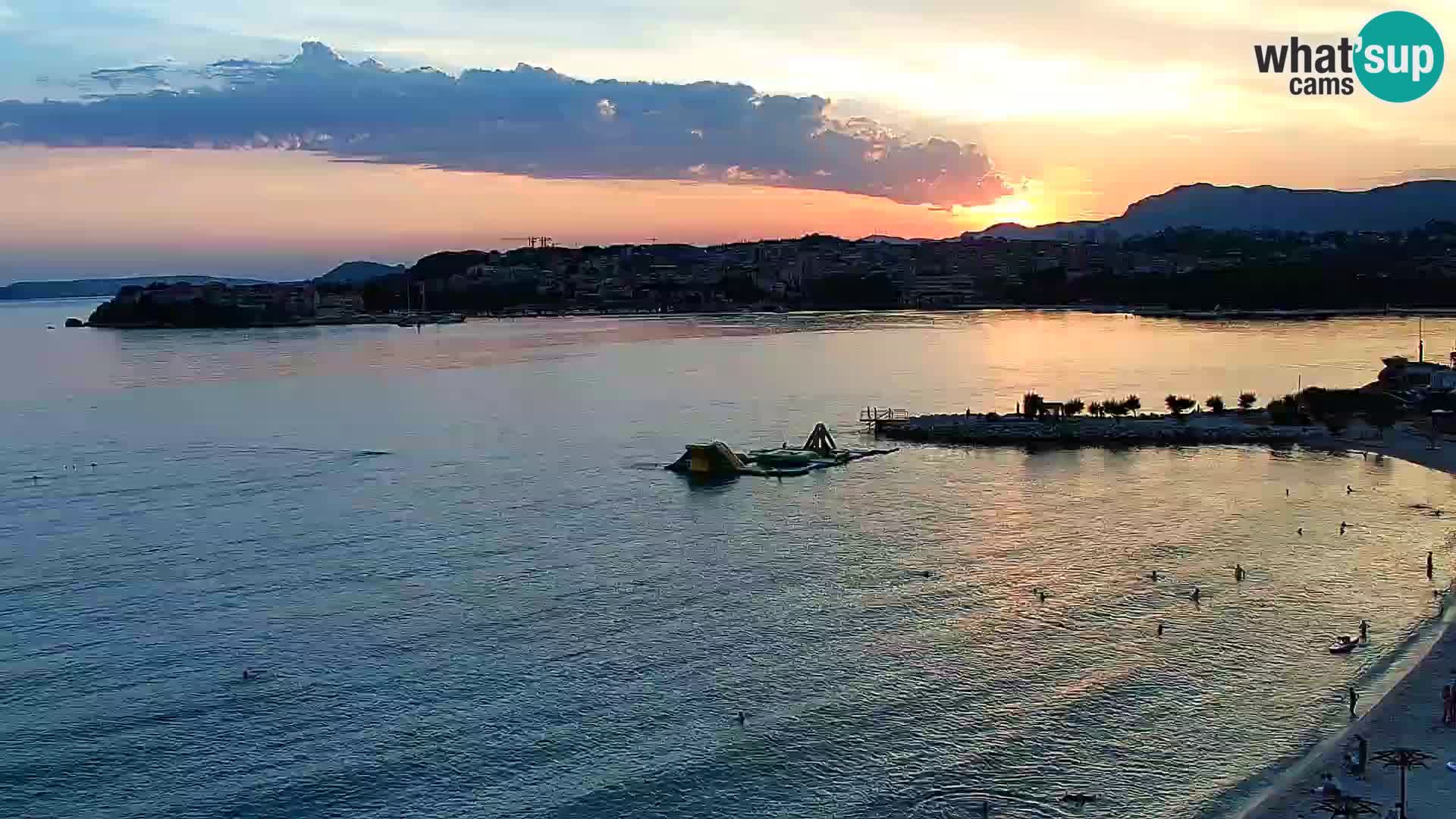 Webcam Playa de Podstrana – Vista en directo desde Hotel Split