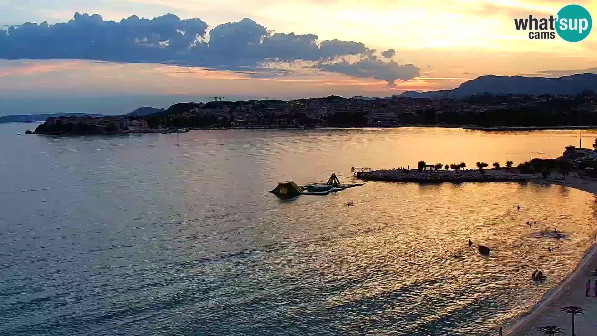 Webcam plage de Podstrana – Vue en direct depuis Hotel Split