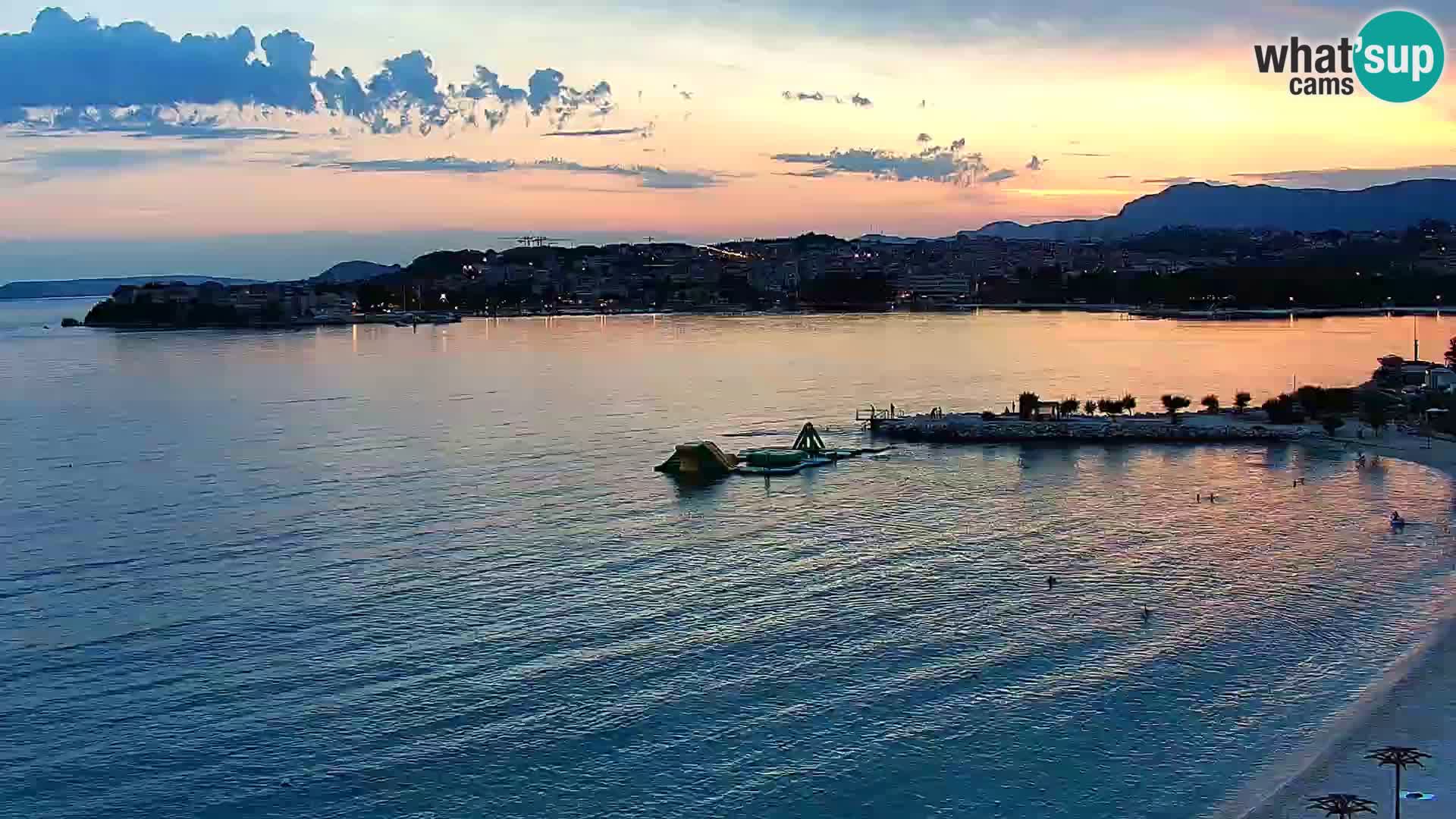 Webcam Playa de Podstrana – Vista en directo desde Hotel Split