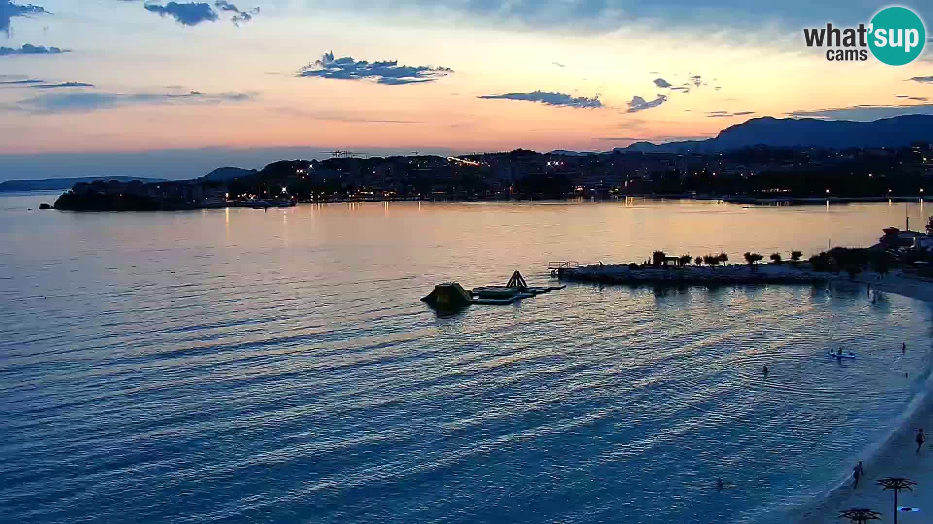 Web kamera Plaža Podstrana – Pogled uživo