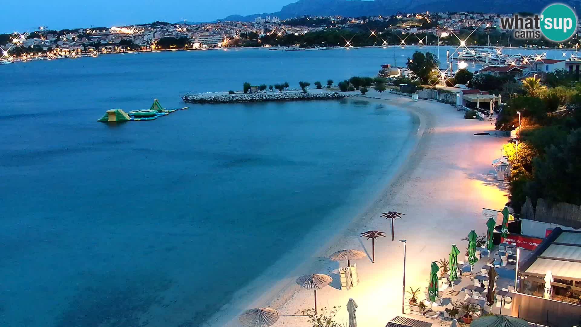Spletna kamera Plaža Podstrana – Pogled v živo