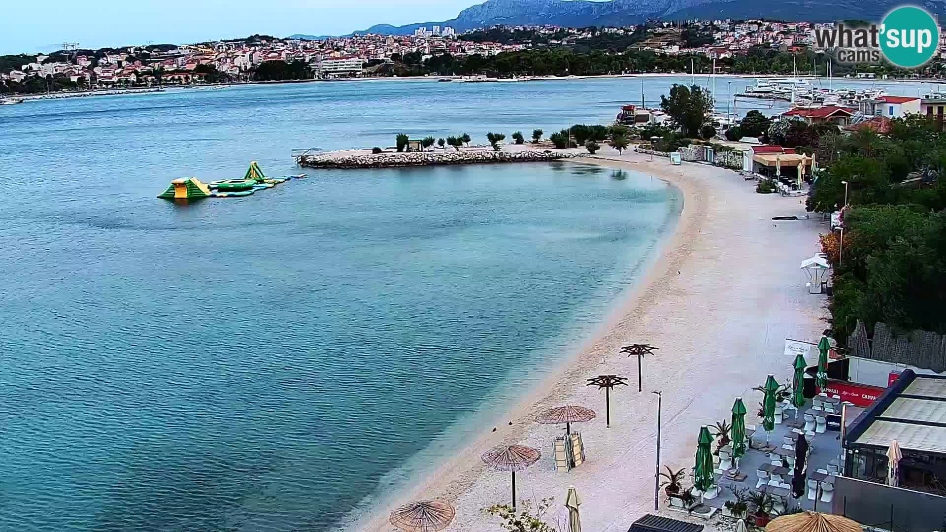 Webcam plage de Podstrana – Vue en direct depuis Hotel Split