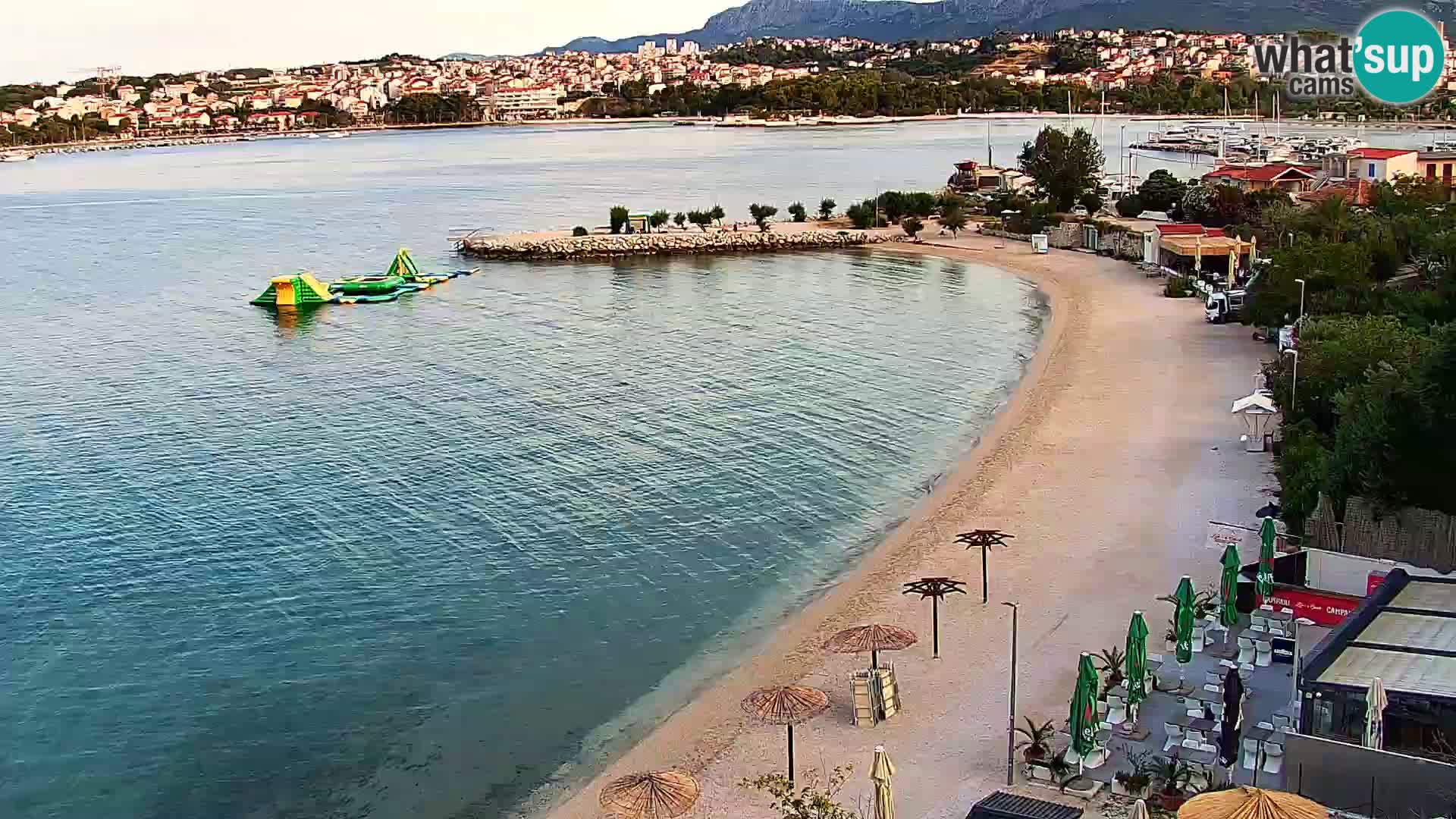 Webcam plage de Podstrana – Vue en direct depuis Hotel Split