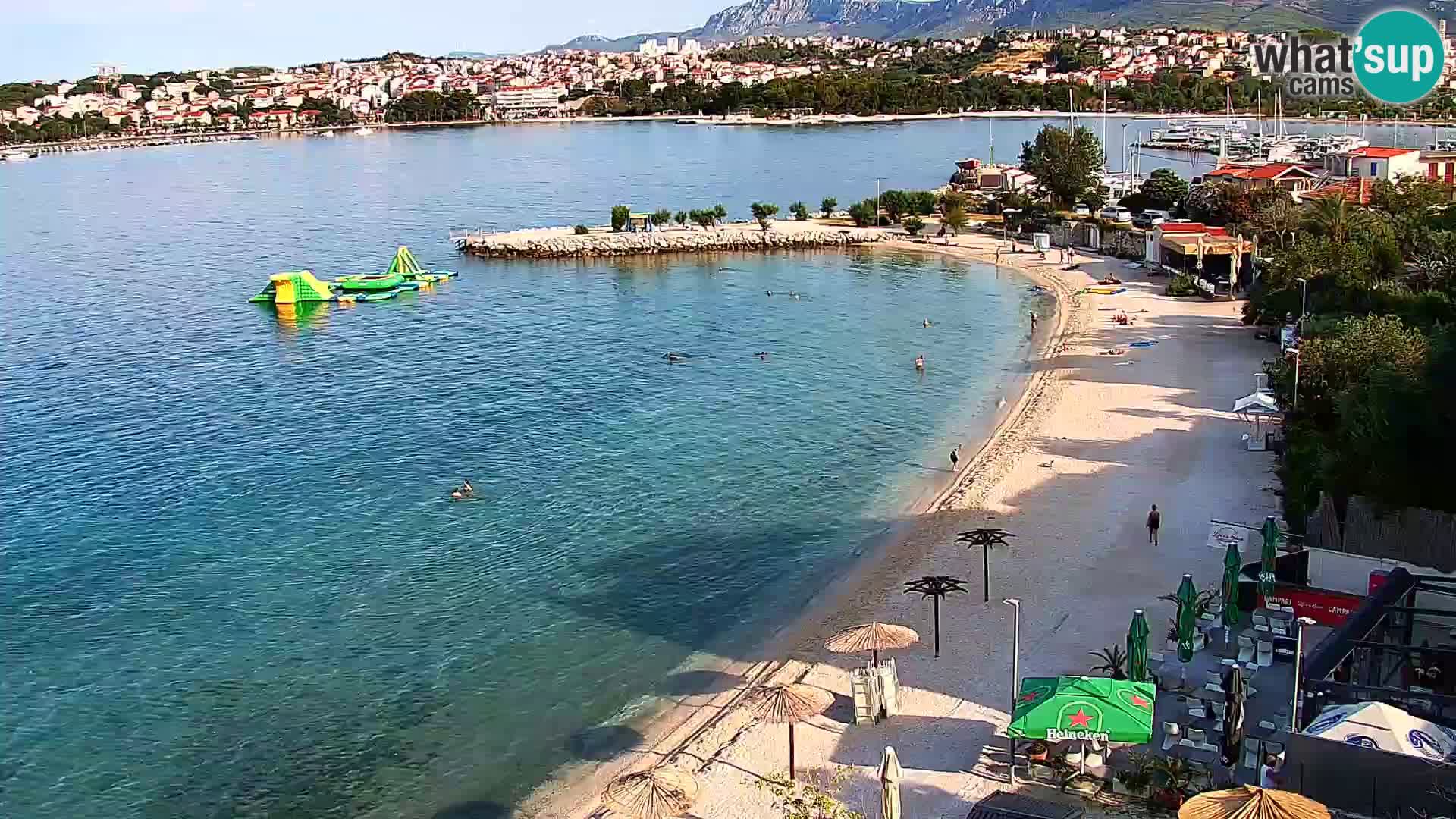 Podstrana Strand Webcam – Liveblick vom Hotel Split