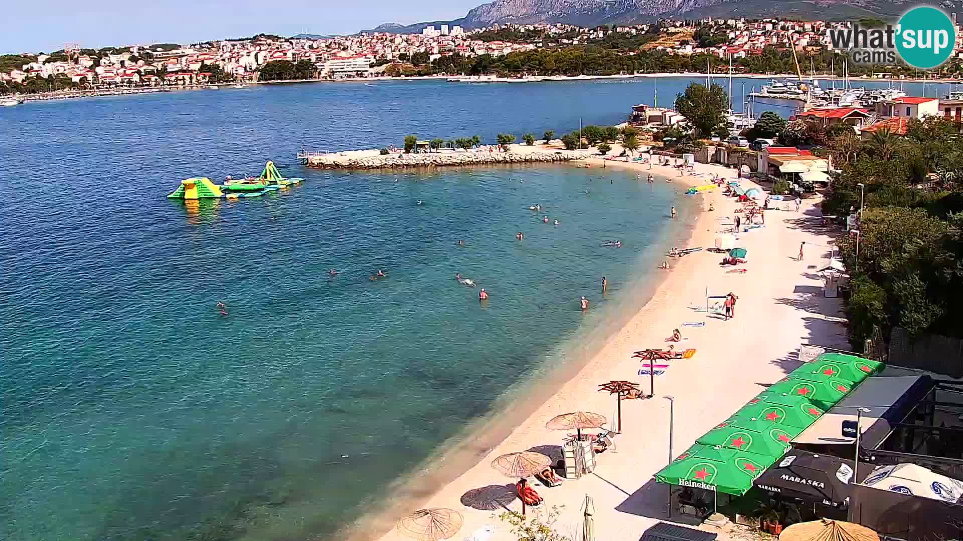 Podstrana Strand Webcam – Liveblick vom Hotel Split