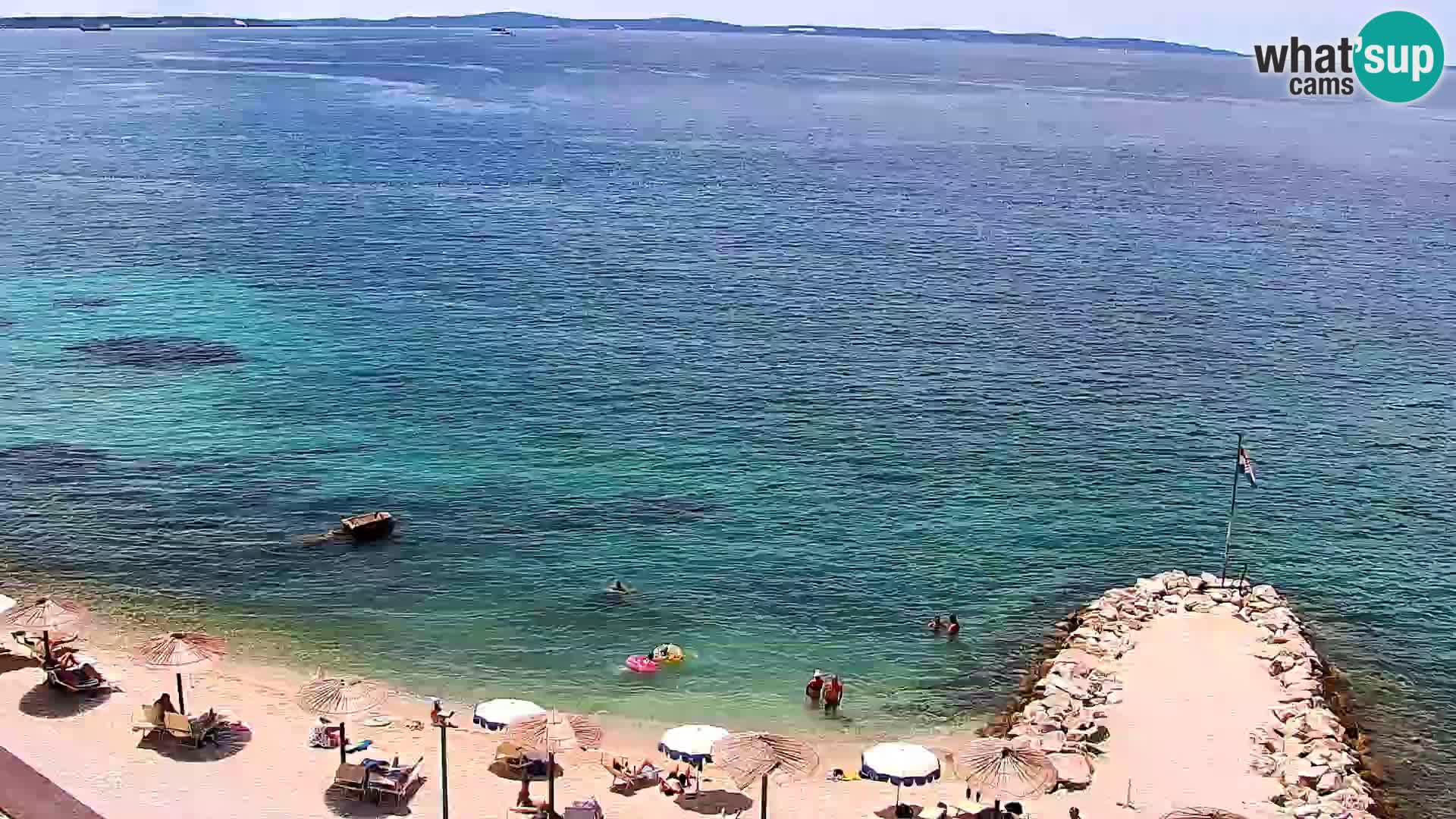 Webcam plage de Podstrana – Vue en direct depuis Hotel Split