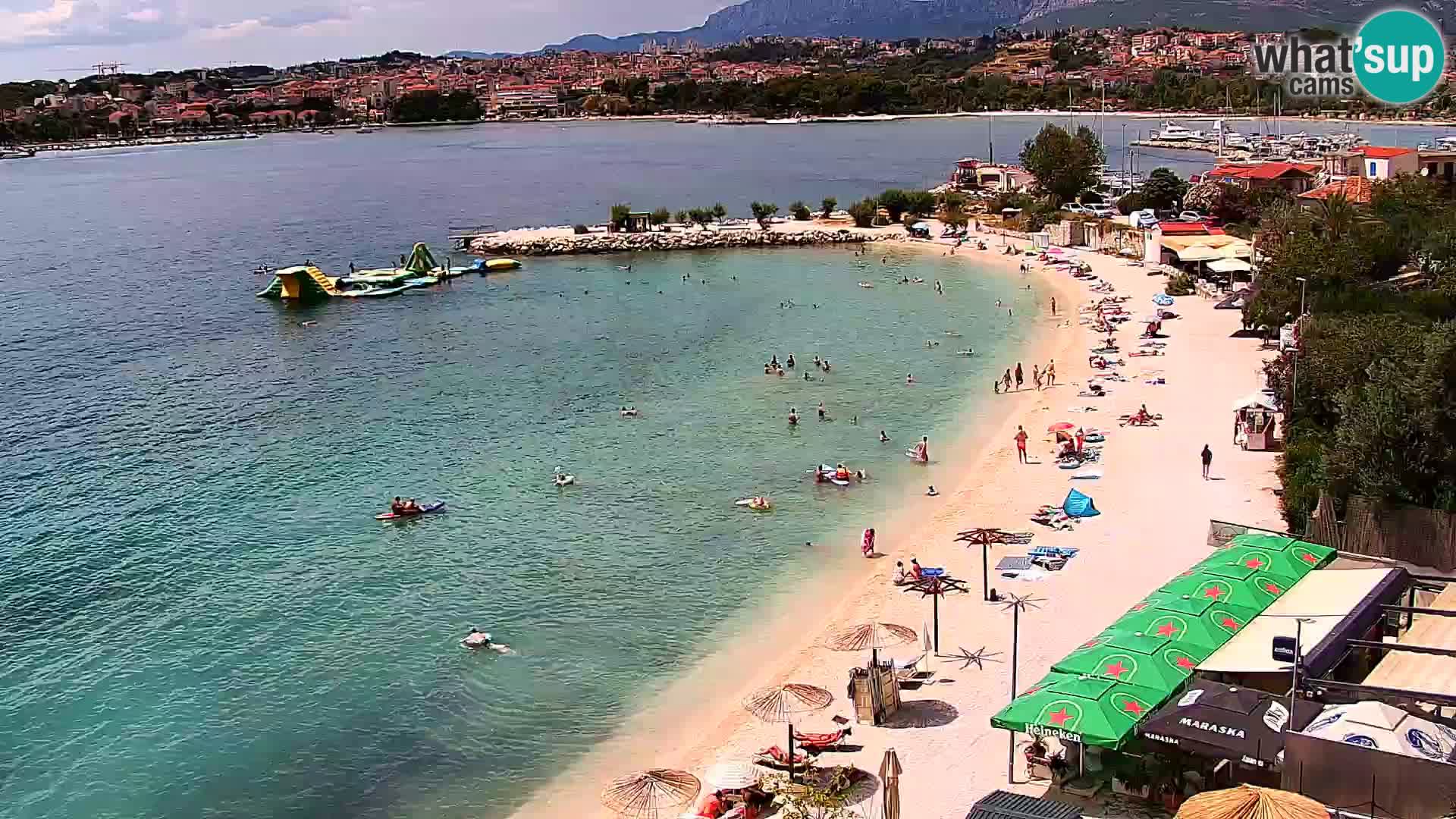 Webcam Playa de Podstrana – Vista en directo desde Hotel Split