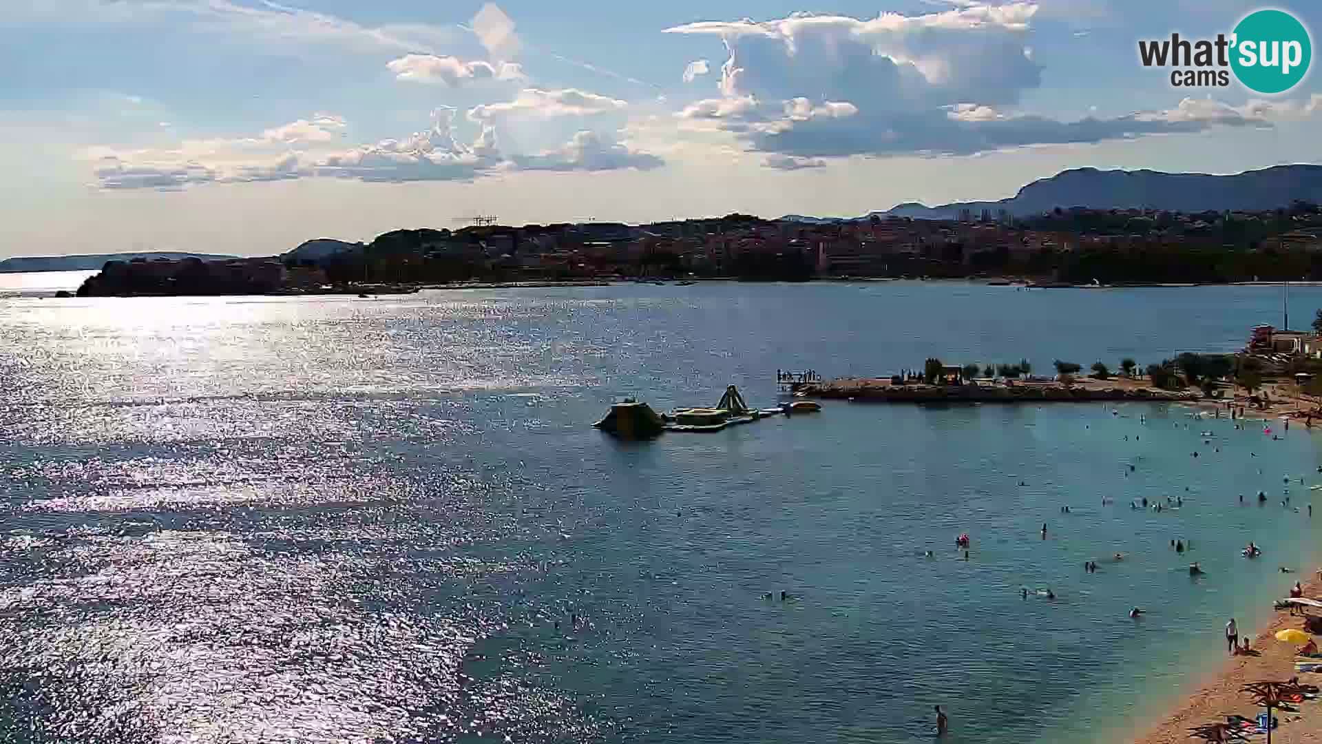 Web kamera Plaža Podstrana – Pogled uživo