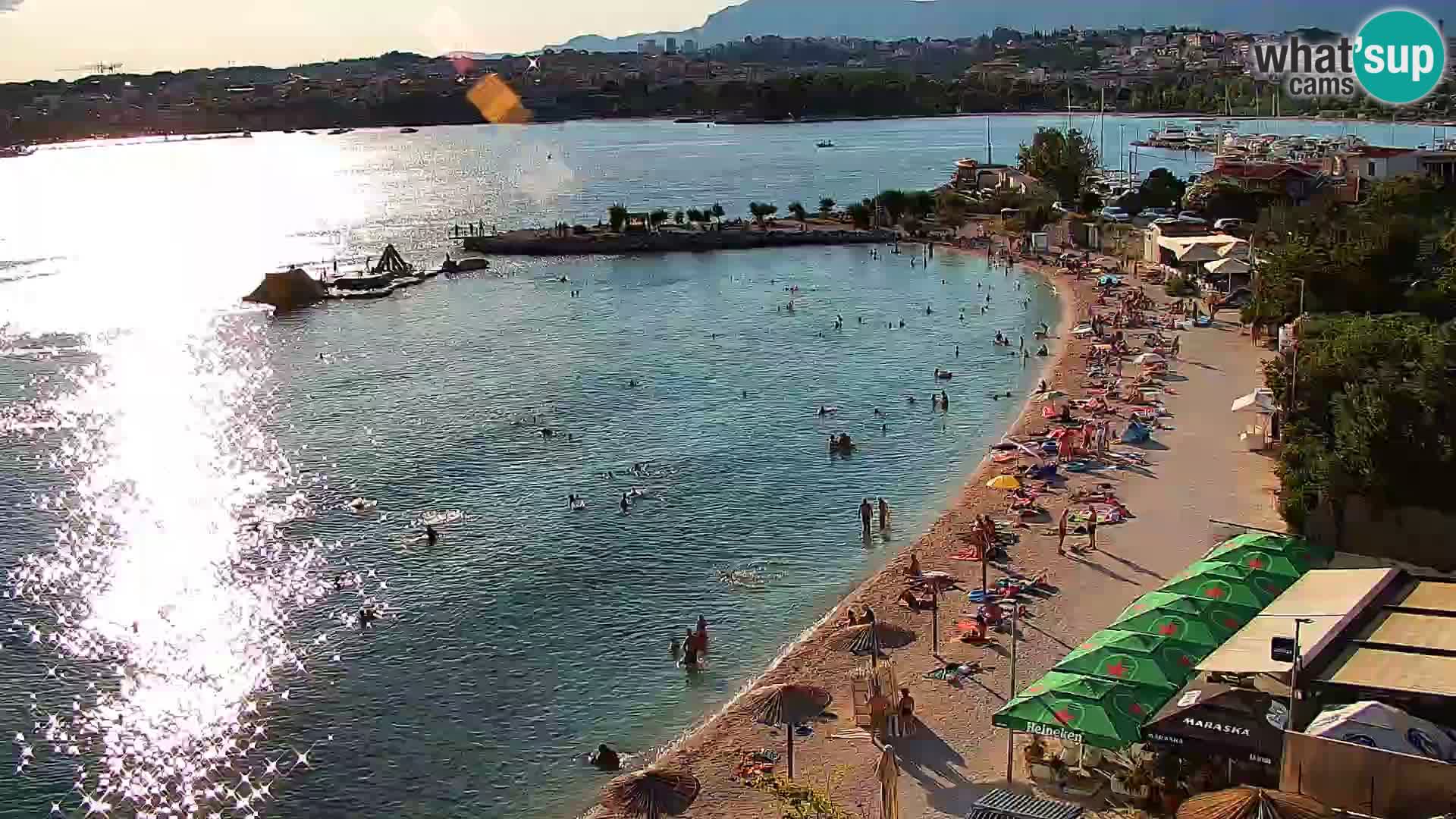 Web kamera Plaža Podstrana – Pogled uživo