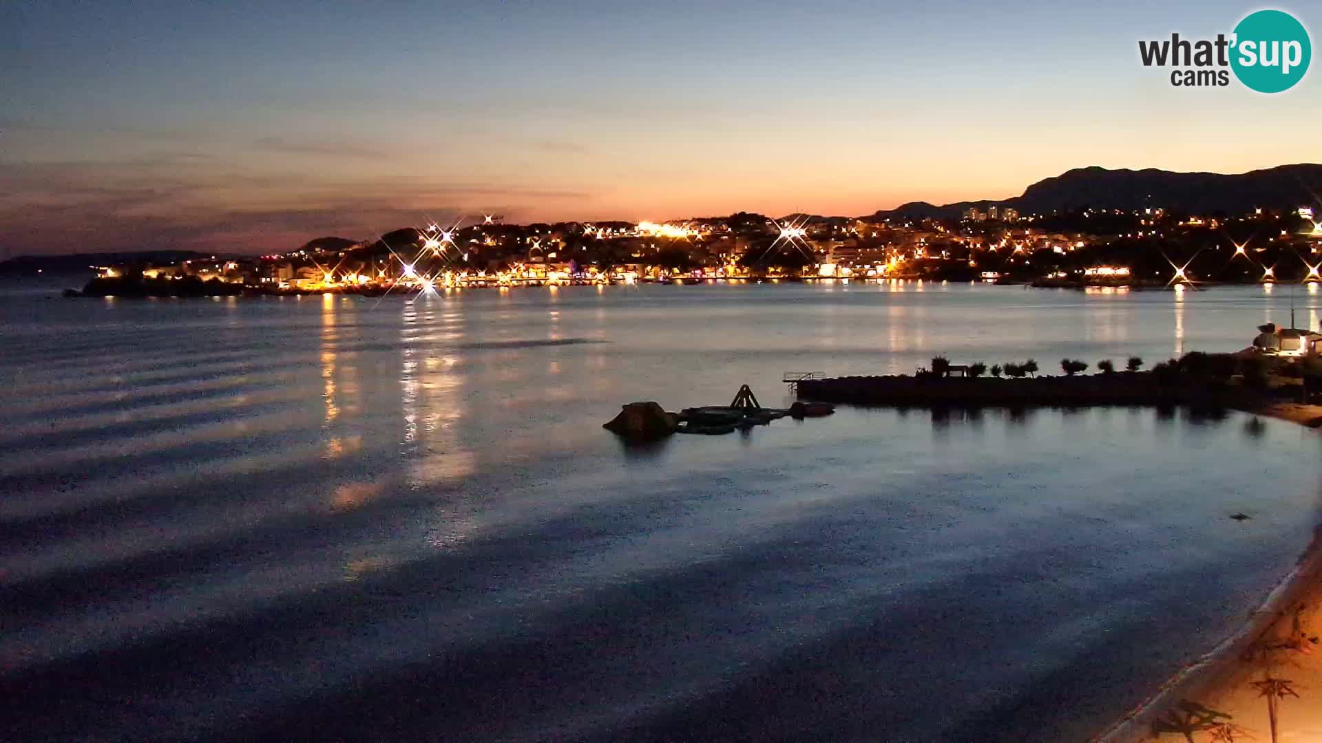 Podstrana Beach Webcam – Live View from Hotel Split