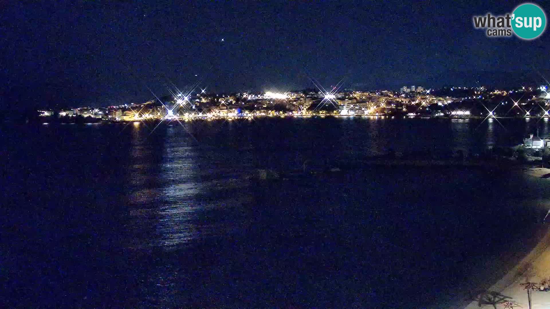 Podstrana Strand Webcam – Liveblick vom Hotel Split