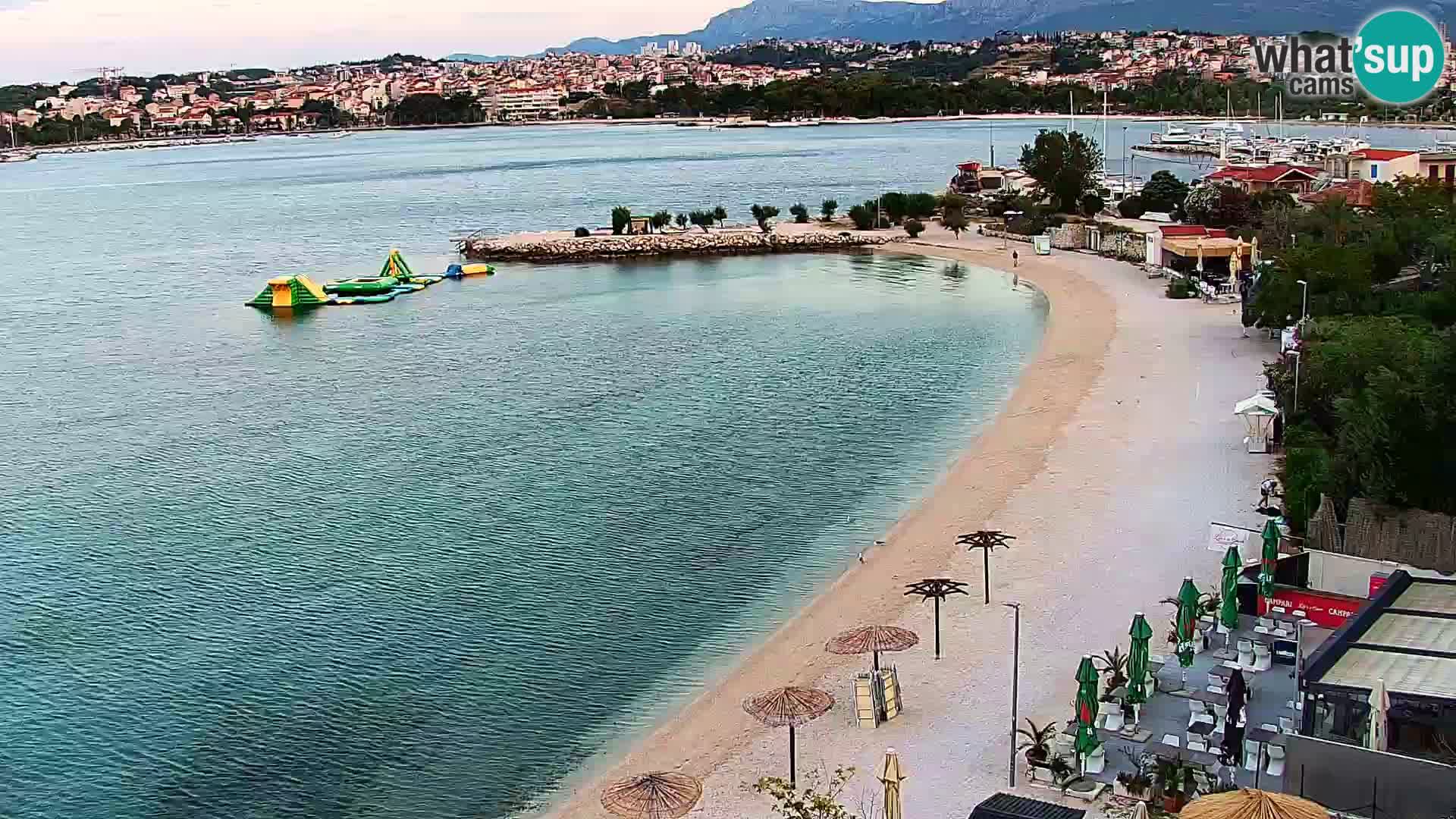 Spletna kamera Plaža Podstrana – Pogled v živo