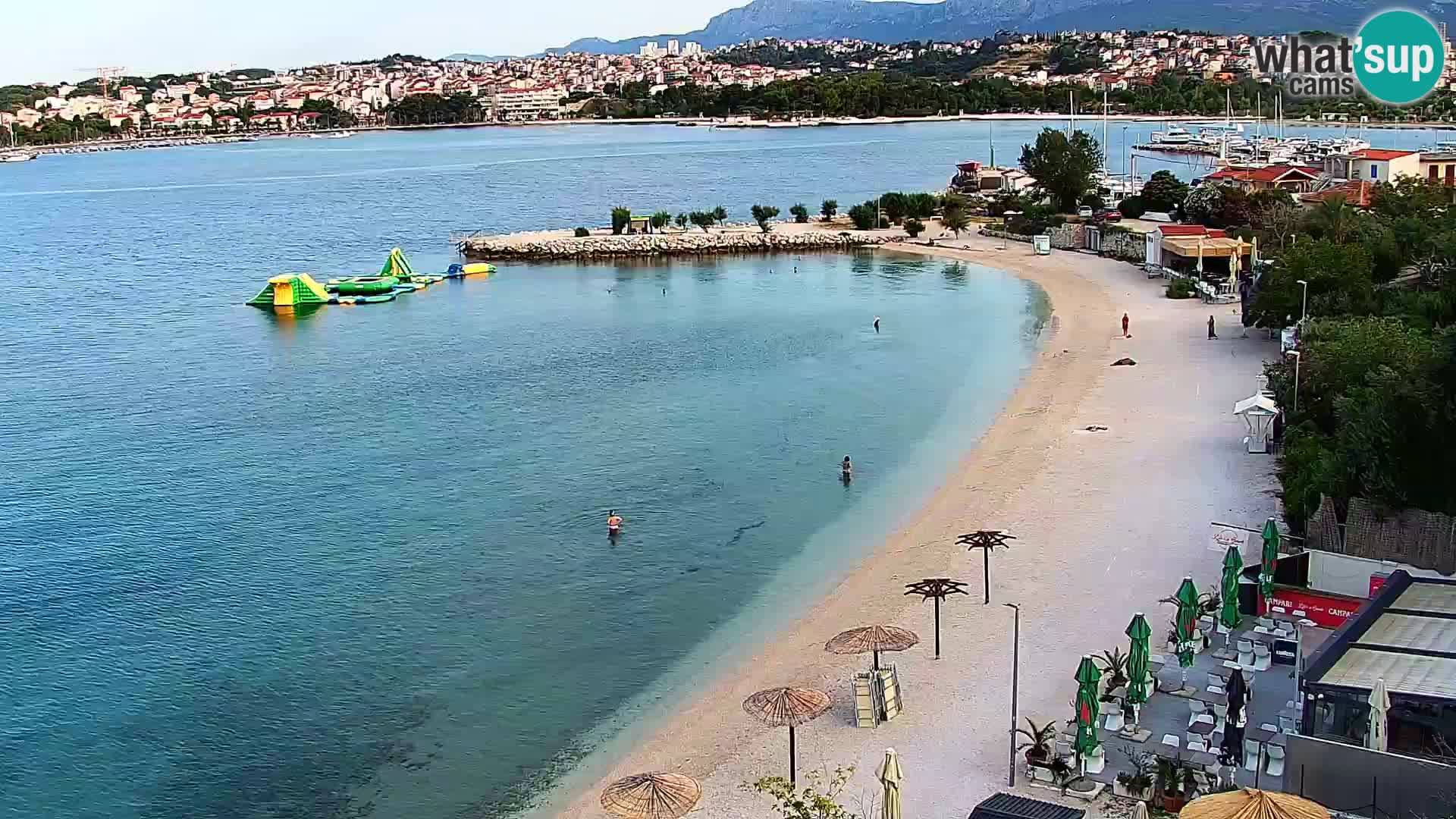 Spletna kamera Plaža Podstrana – Pogled v živo