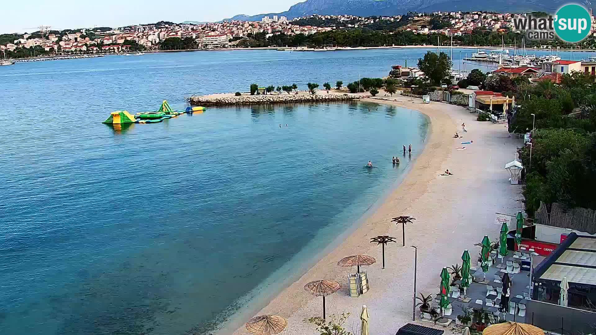 Webcam Playa de Podstrana – Vista en directo desde Hotel Split