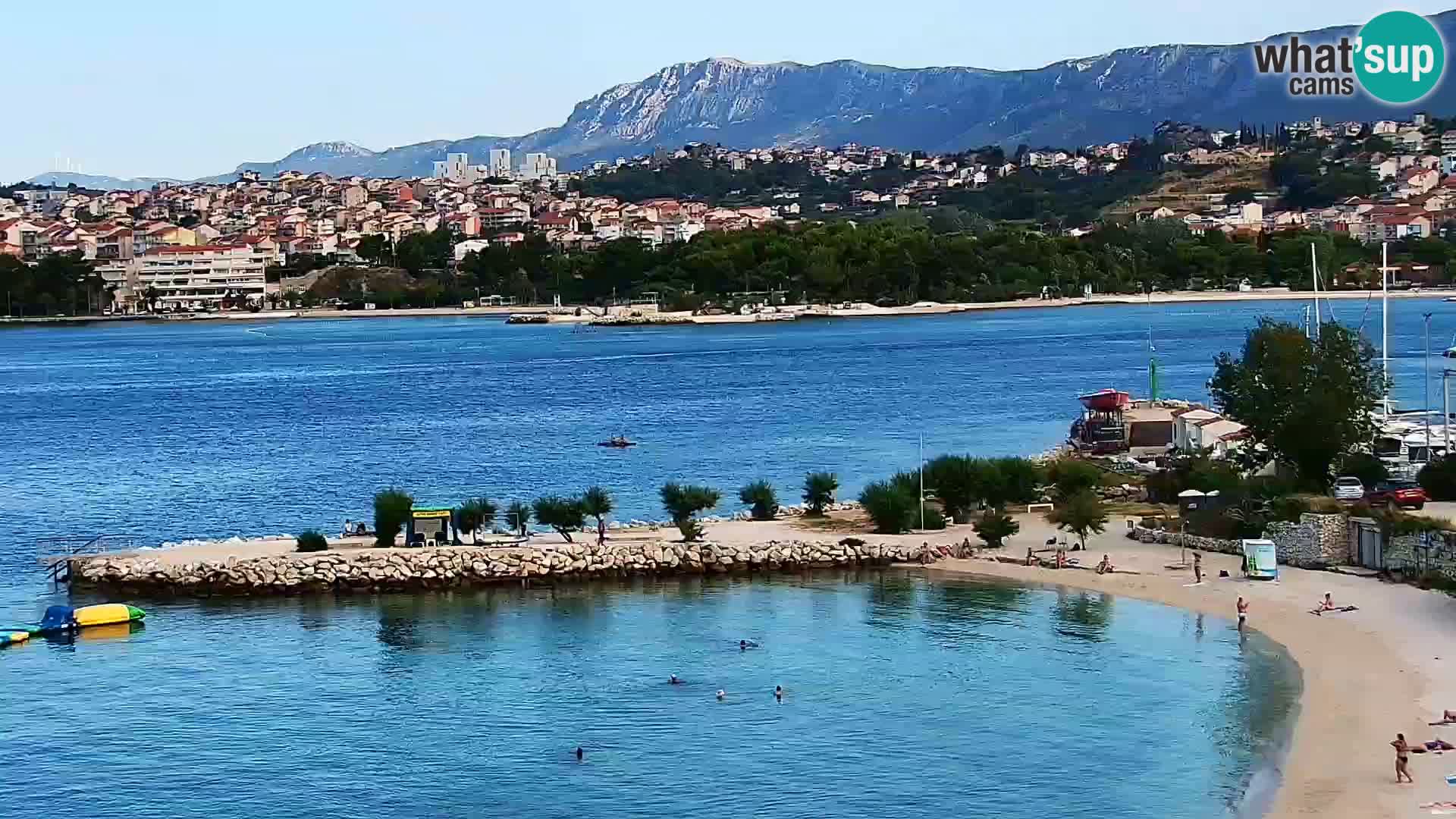 Web kamera Plaža Podstrana – Pogled uživo