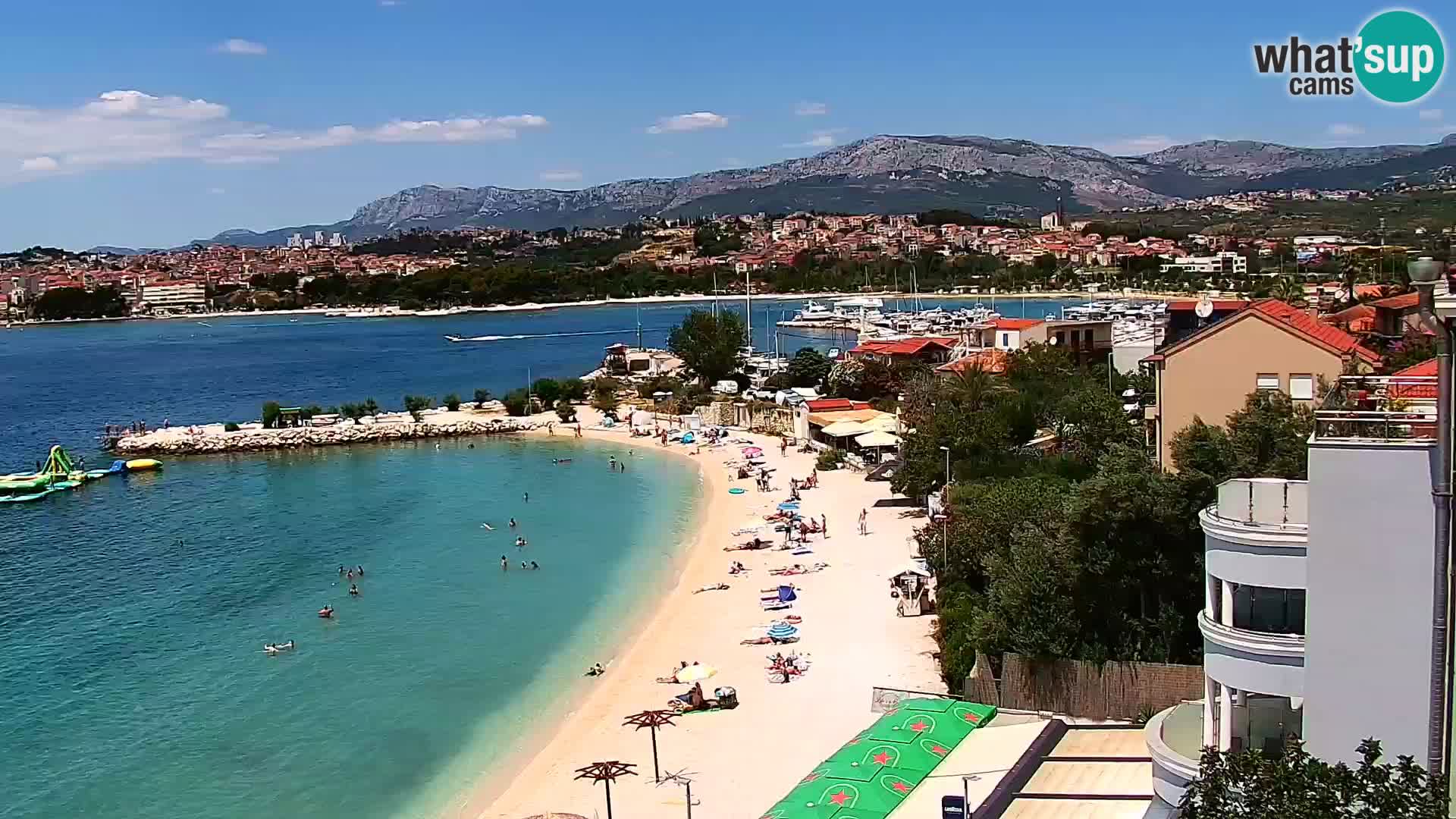 Podstrana Beach Webcam – Live View from Hotel Split