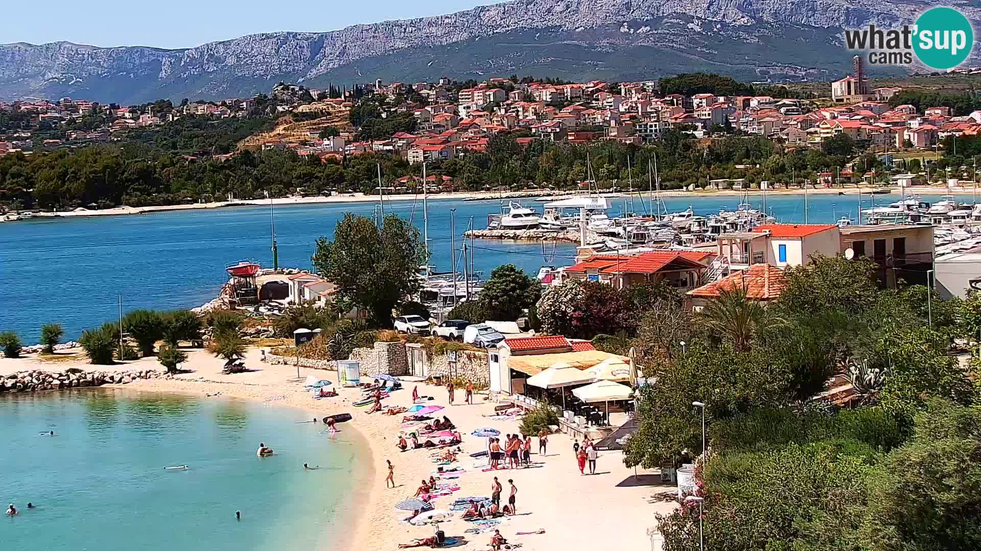 Webcam Playa de Podstrana – Vista en directo desde Hotel Split