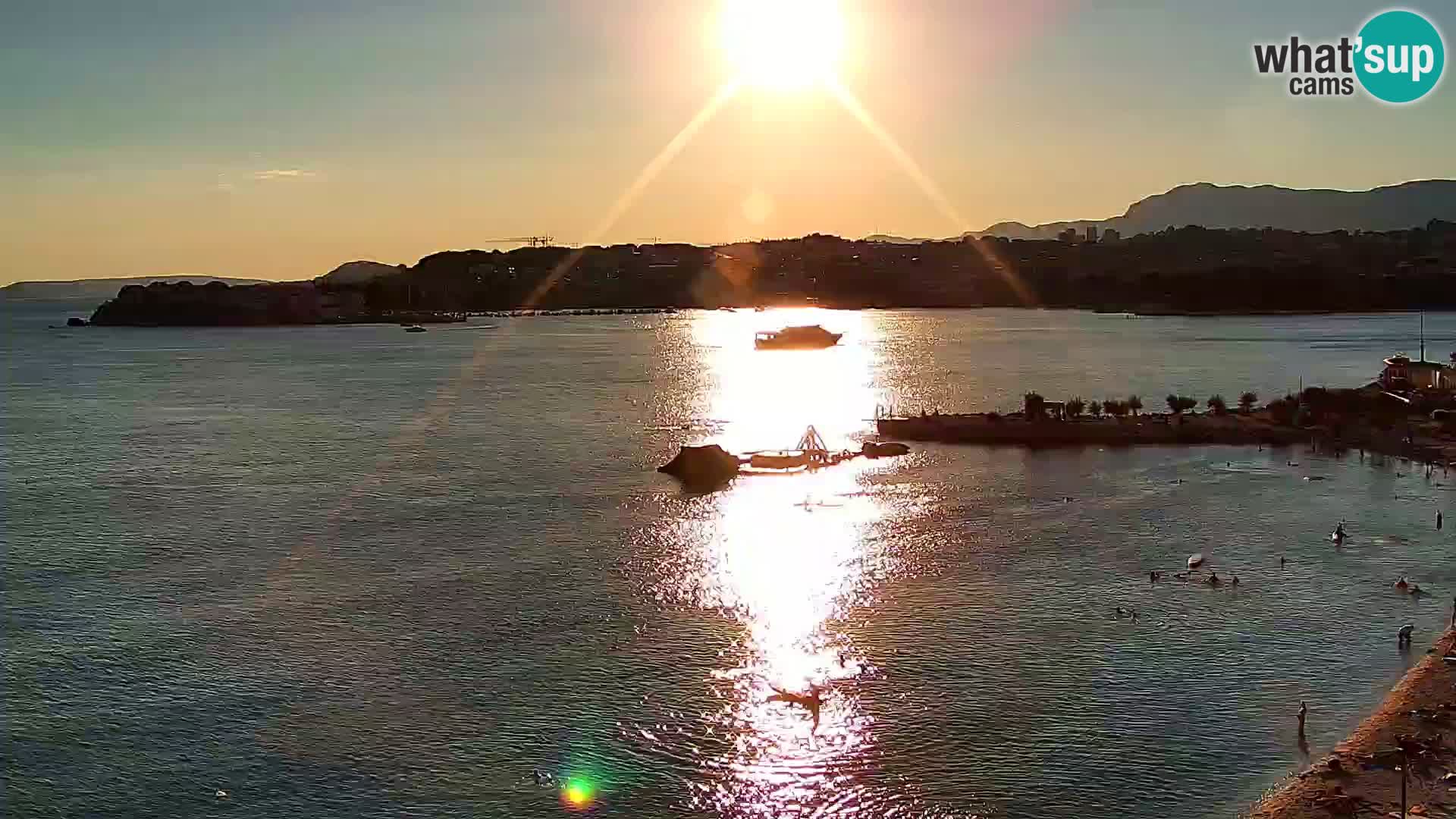 Spletna kamera Plaža Podstrana – Pogled v živo