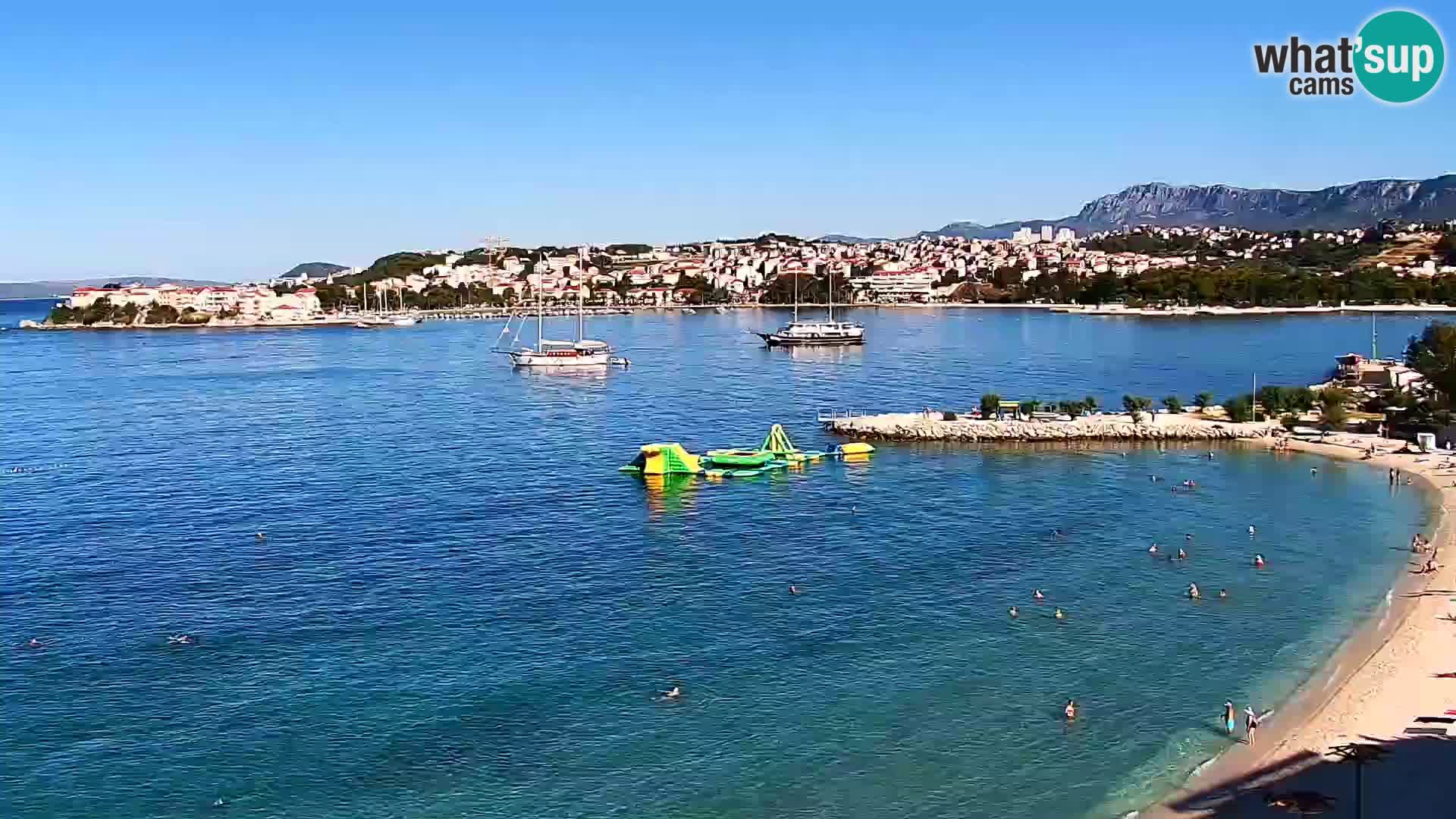 Web kamera Plaža Podstrana – Pogled uživo