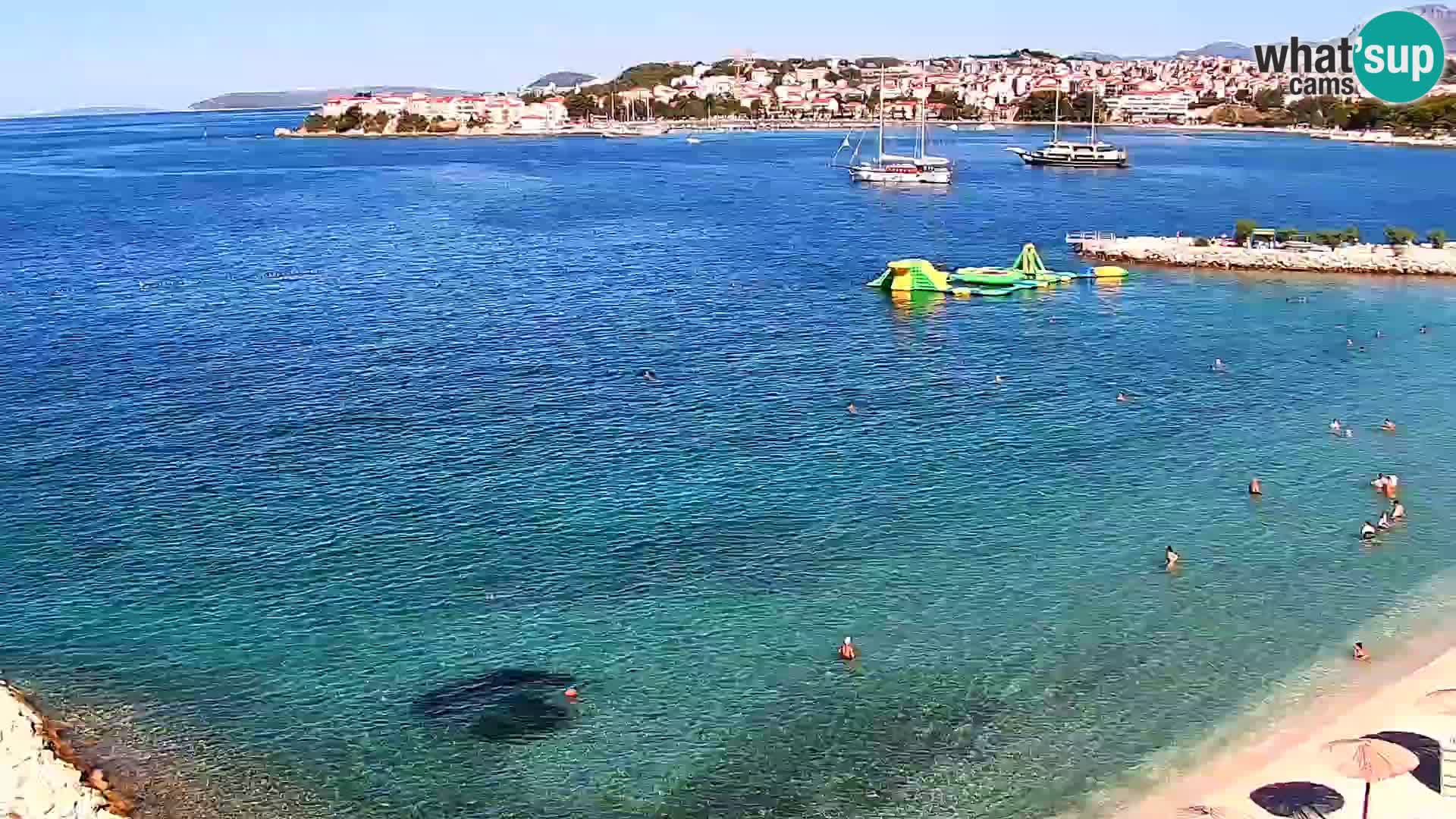 Web kamera Plaža Podstrana – Pogled uživo