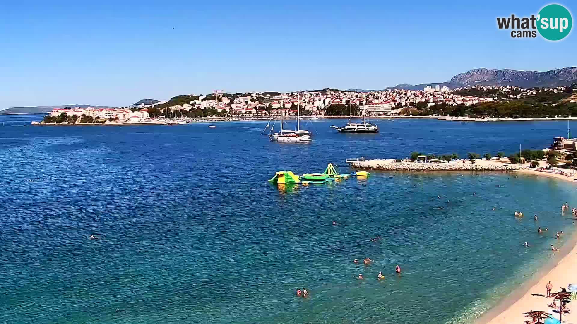 Web kamera Plaža Podstrana – Pogled uživo