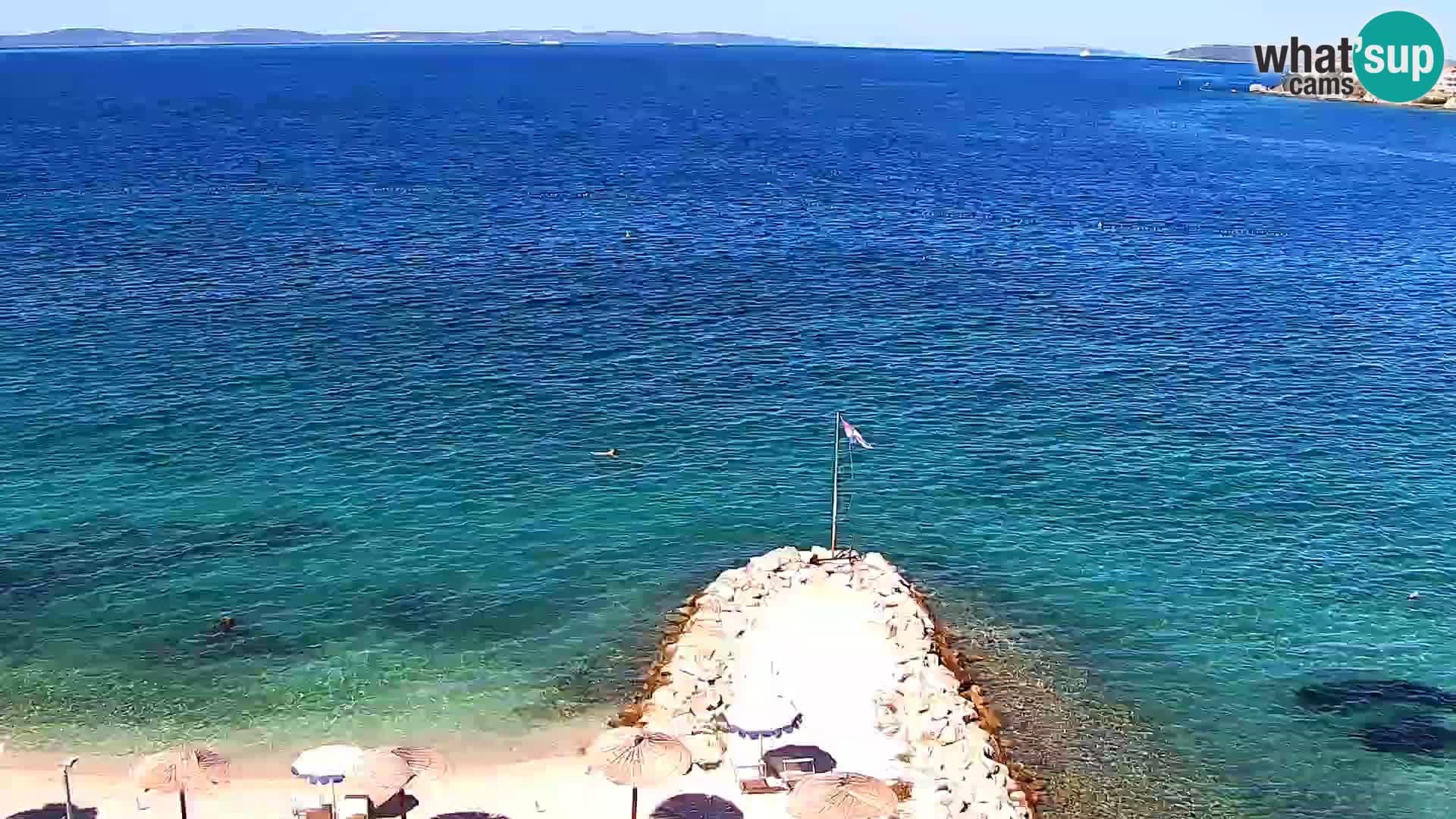 Web kamera Plaža Podstrana – Pogled uživo