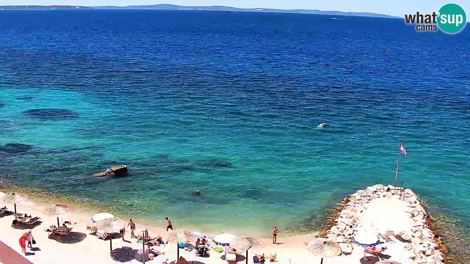 Podstrana Strand Webcam – Liveblick vom Hotel Split