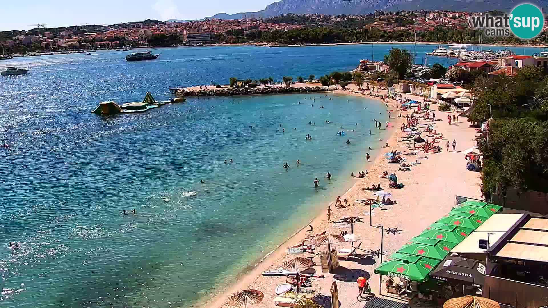 Webcam Playa de Podstrana – Vista en directo desde Hotel Split